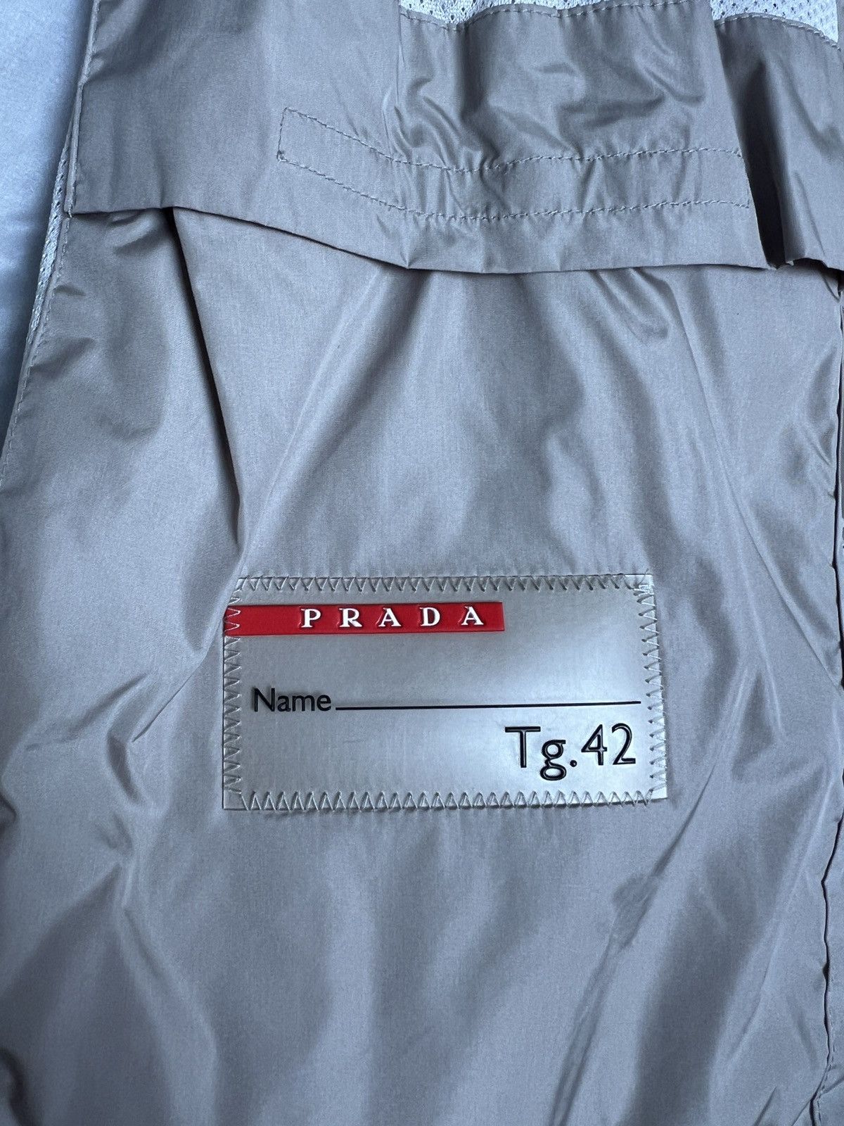 Prada Vintage Prada Linea Rossa Nylon Jacket – Size IT 42 (UK 10) Size M / US 6-8 / IT 42-44 - 6 Thumbnail