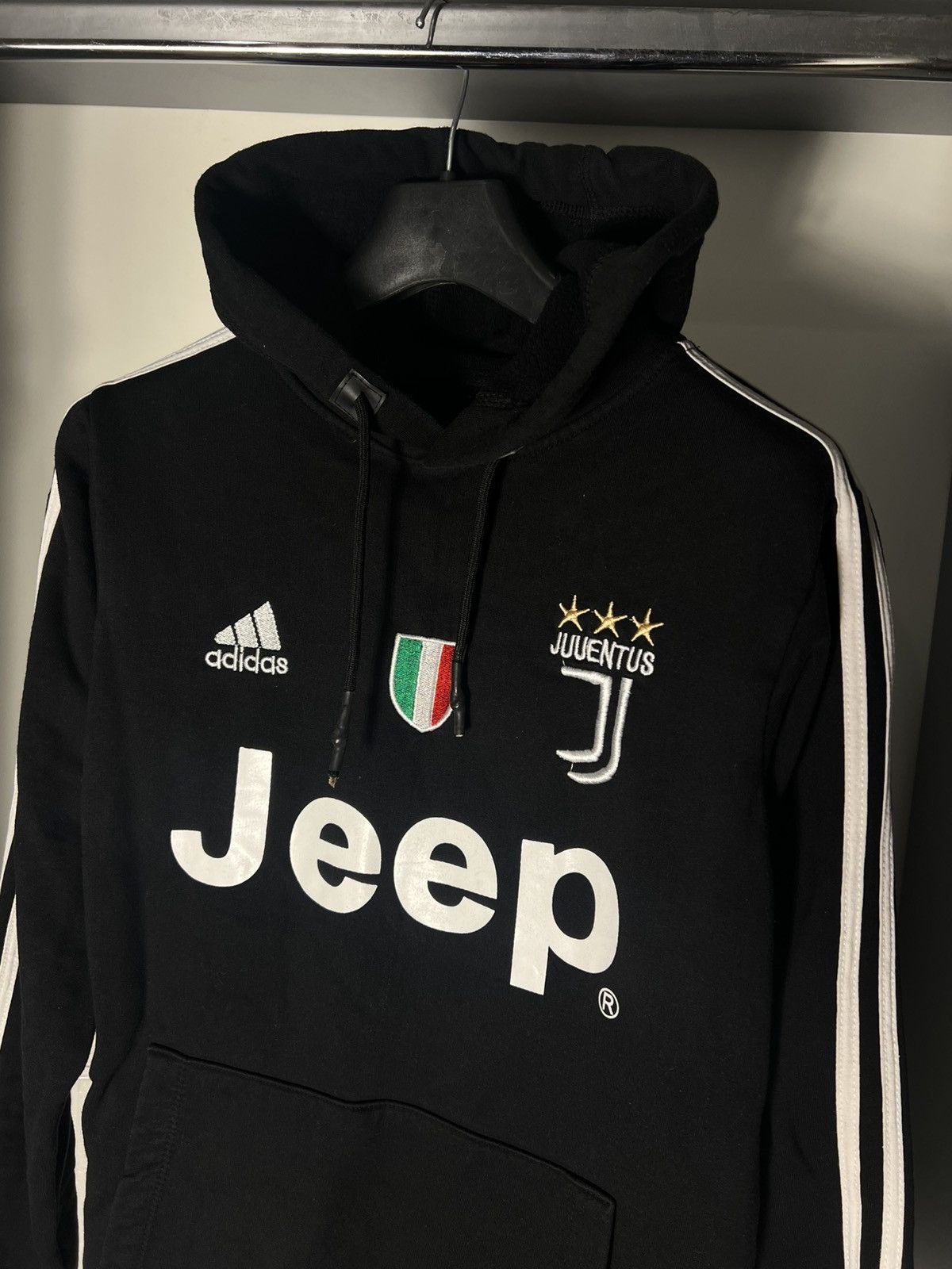 Vintage VERY RARE ADIDAS FC JUVENTUS ITALY SOCCER HOODIE BLOKECORE Size US S / EU 44-46 / 1 - 2 Thumbnail