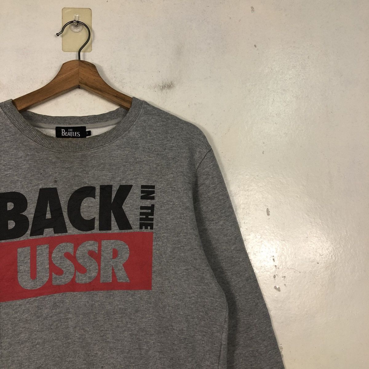 Japanese Brand 📌Vintage Sweatshirt Band The Beatles Azul Big Logo Size US S / EU 44-46 / 1 - 8 Thumbnail