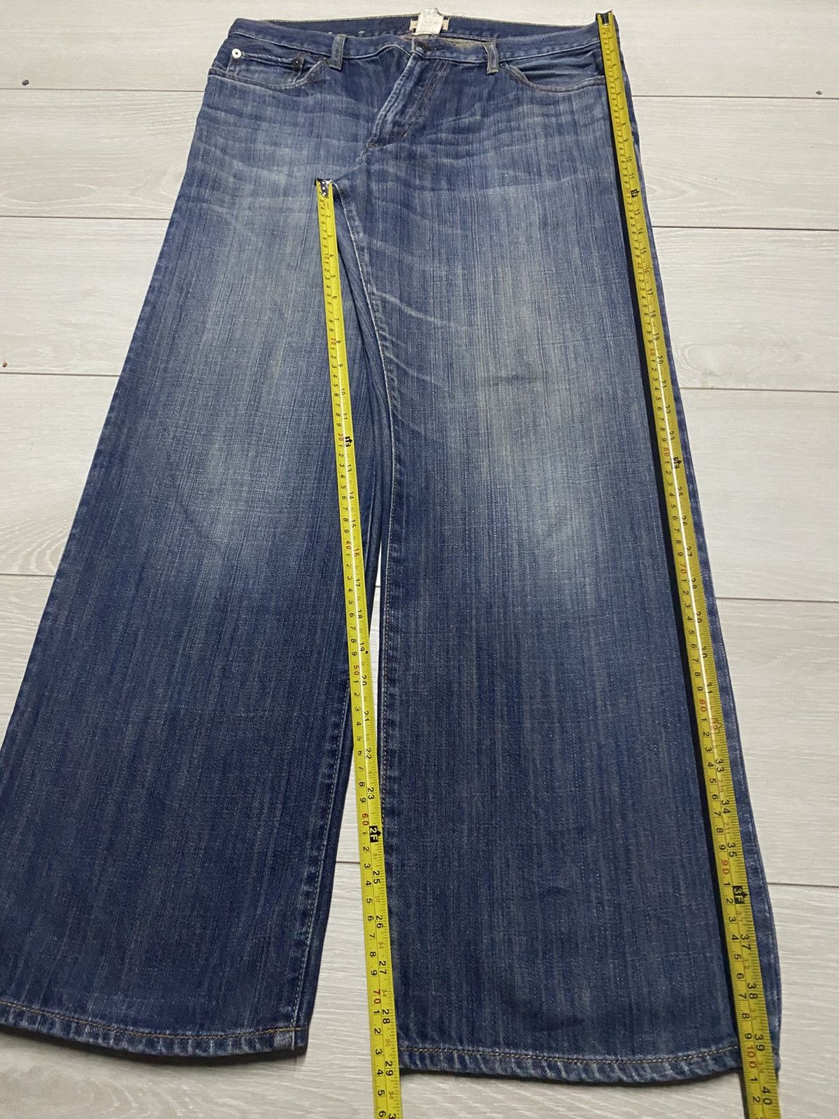 Gap × John Elliott Vintage Gap Denim Faded Mud Wash Baggy Jeans Size US 34 / EU 50 - 10 Thumbnail