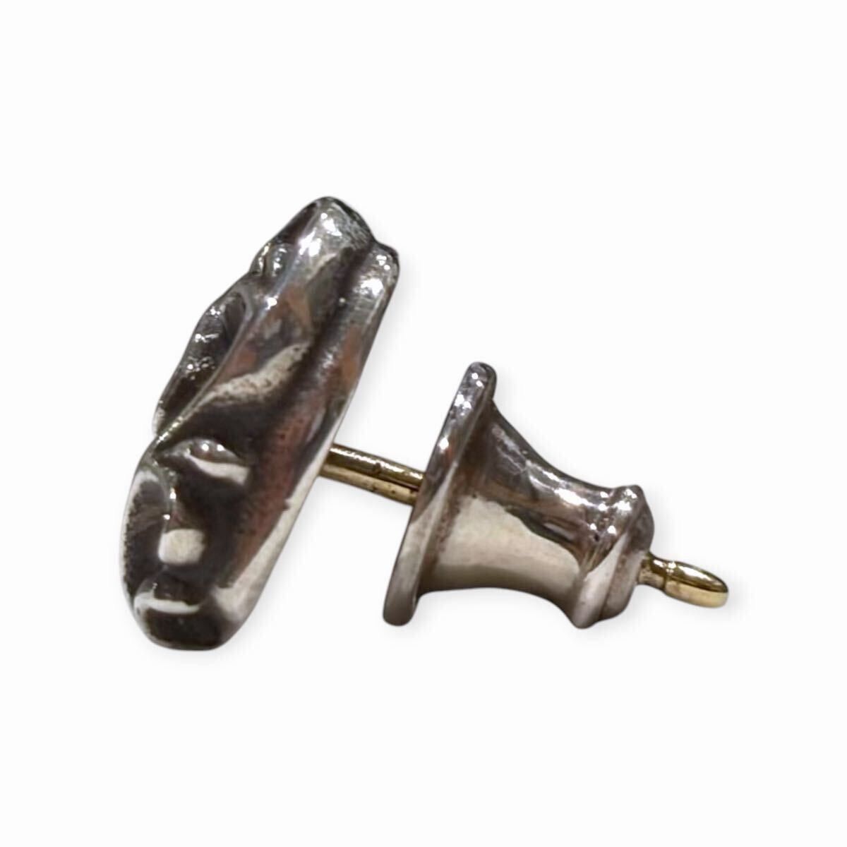 Chrome Hearts Chrome Hearts Stud Heart Earring Size ONE SIZE - 3 Thumbnail
