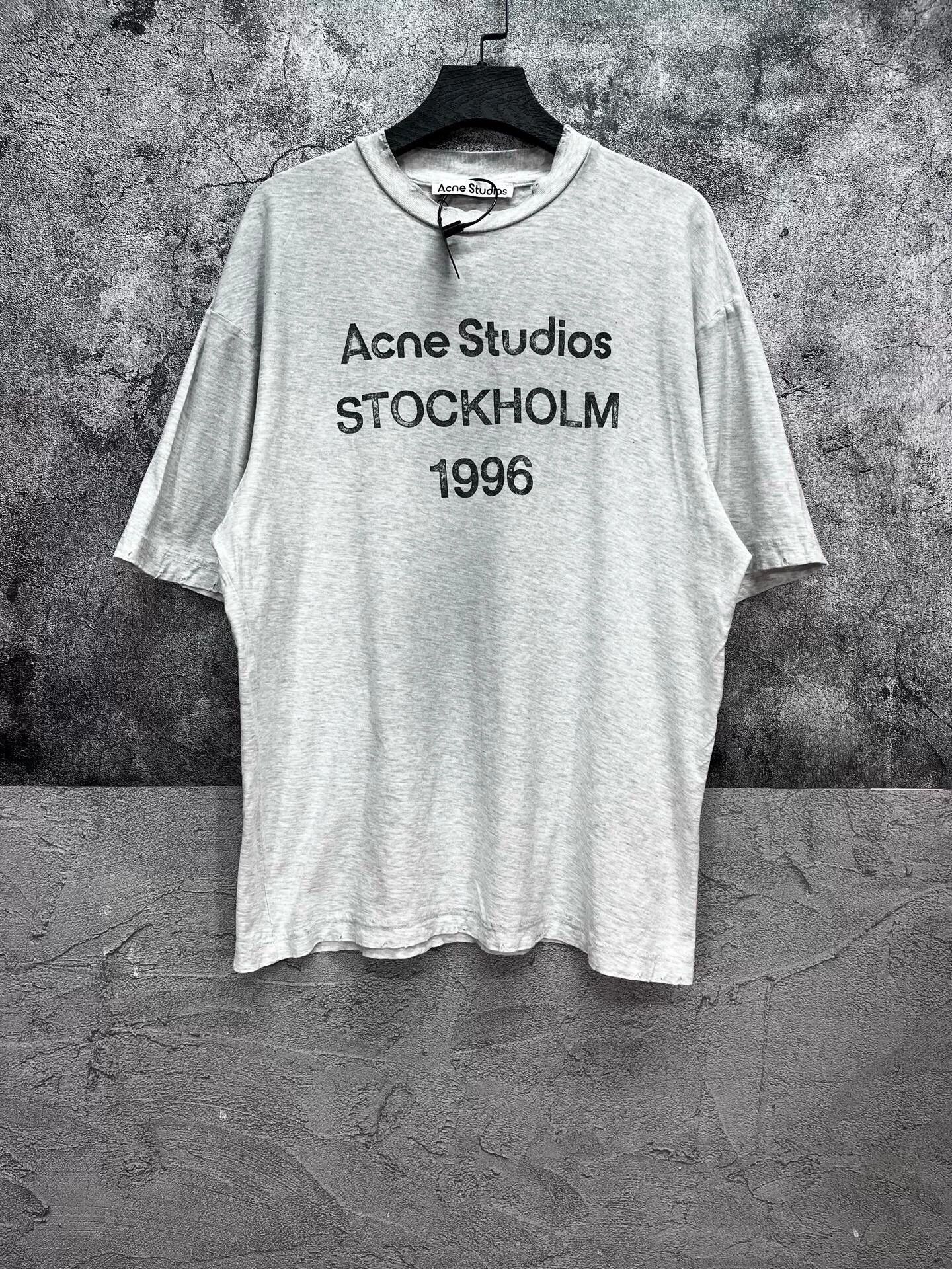 Acne Studios Acne Studios Logo Short Sleeve Tee Size XXS / US 00 / IT 34 - 1 Thumbnail