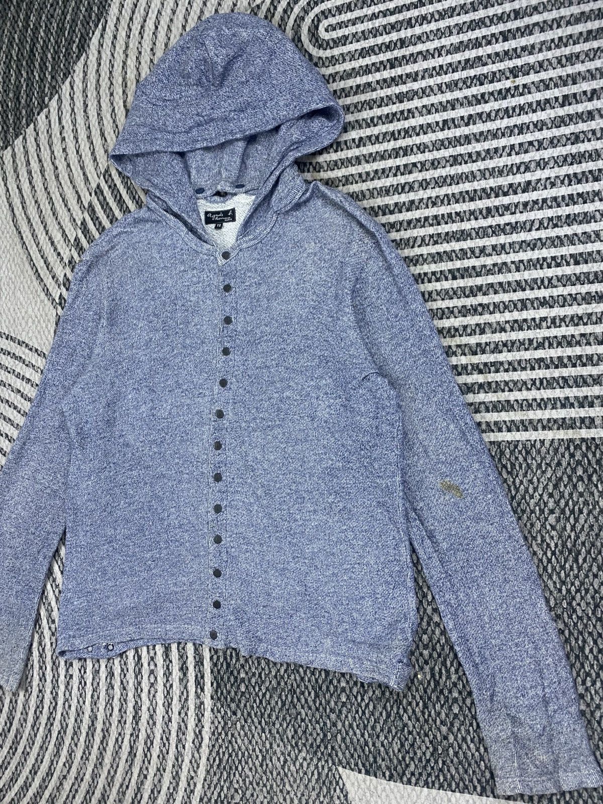agnes b. Vintage Agnes b Homme Removable Hooded Cardigan Style Size US M / EU 48-50 / 2 - 4 Thumbnail