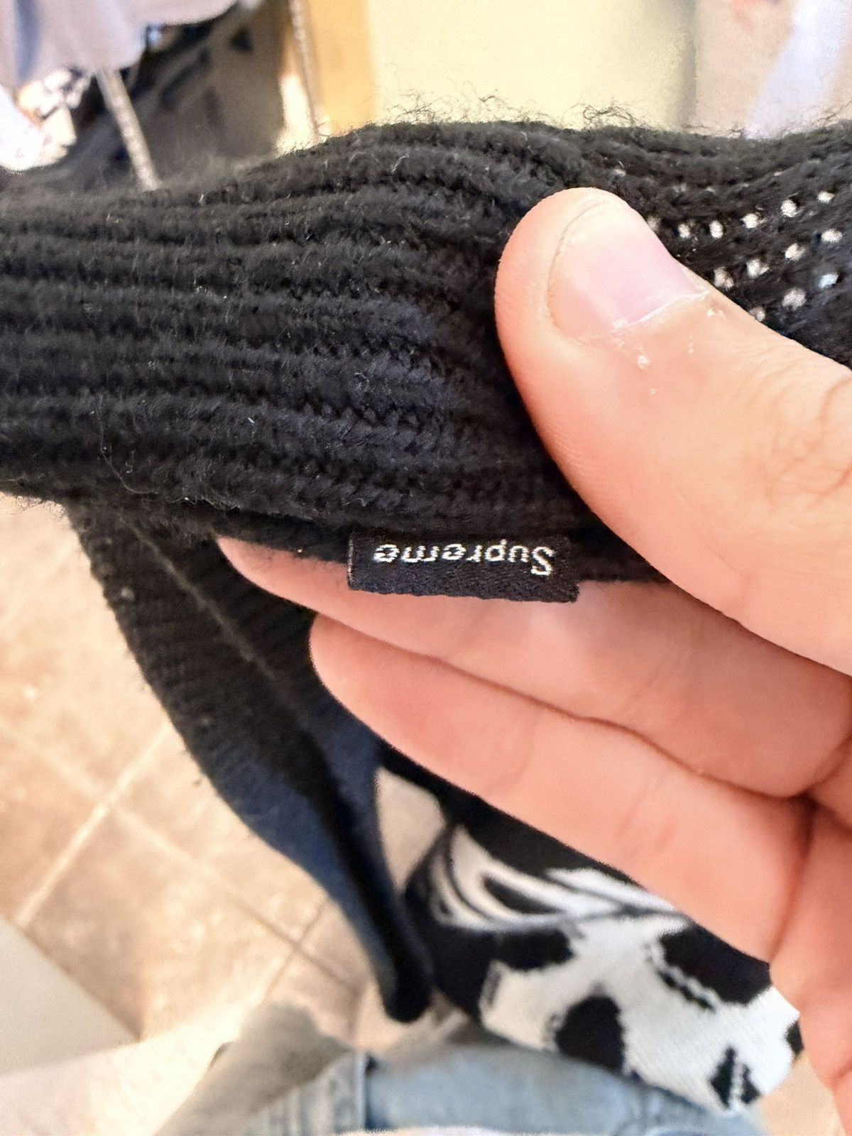 Supreme Supreme “Fuck Money” Knit Sweater Size US L / EU 52-54 / 3 - 4 Thumbnail