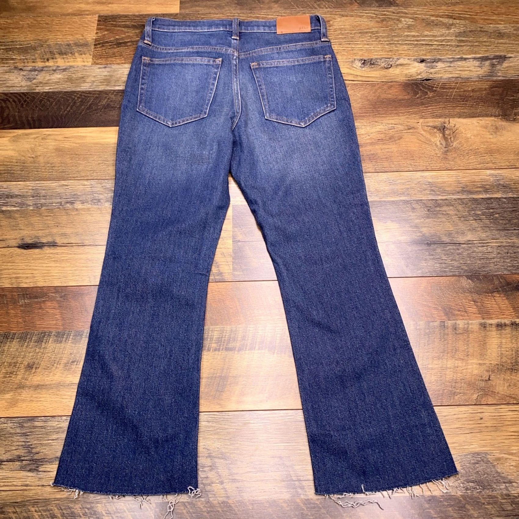 J.Crew VINTAGE J.CREW Billie Cropped Jeans Womens 24 Petite Blue Denim 5-Pocket Modern Slim Fit 22.5 Inseam Regular 24P NWT Size 42" / US 20 - 2 Thumbnail