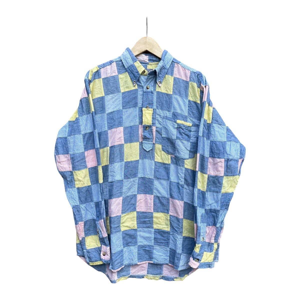 Comme des Garcons Homme Comme des garcons homme Pullover camp shirt patch work Size US L / EU 52-54 / 3 - 2 Thumbnail