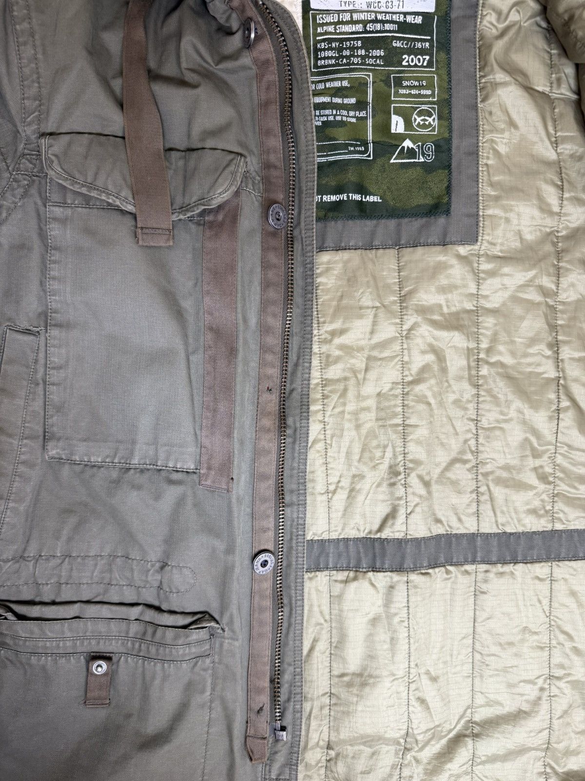 Gap Vintage Gap Cold Weather Military Parka Helmut Lang Green Size US L / EU 52-54 / 3 - 7 Thumbnail