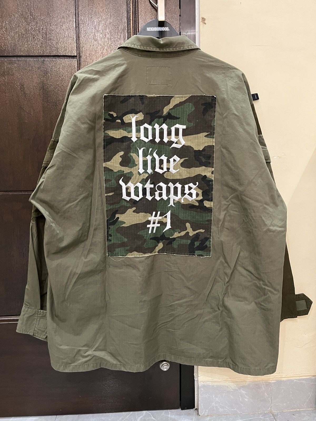 Wtaps Wtaps Modular Shirt Cotton Ripstop 'Long Live Wtaps' Size US L / EU 52-54 / 3 - 3 Thumbnail