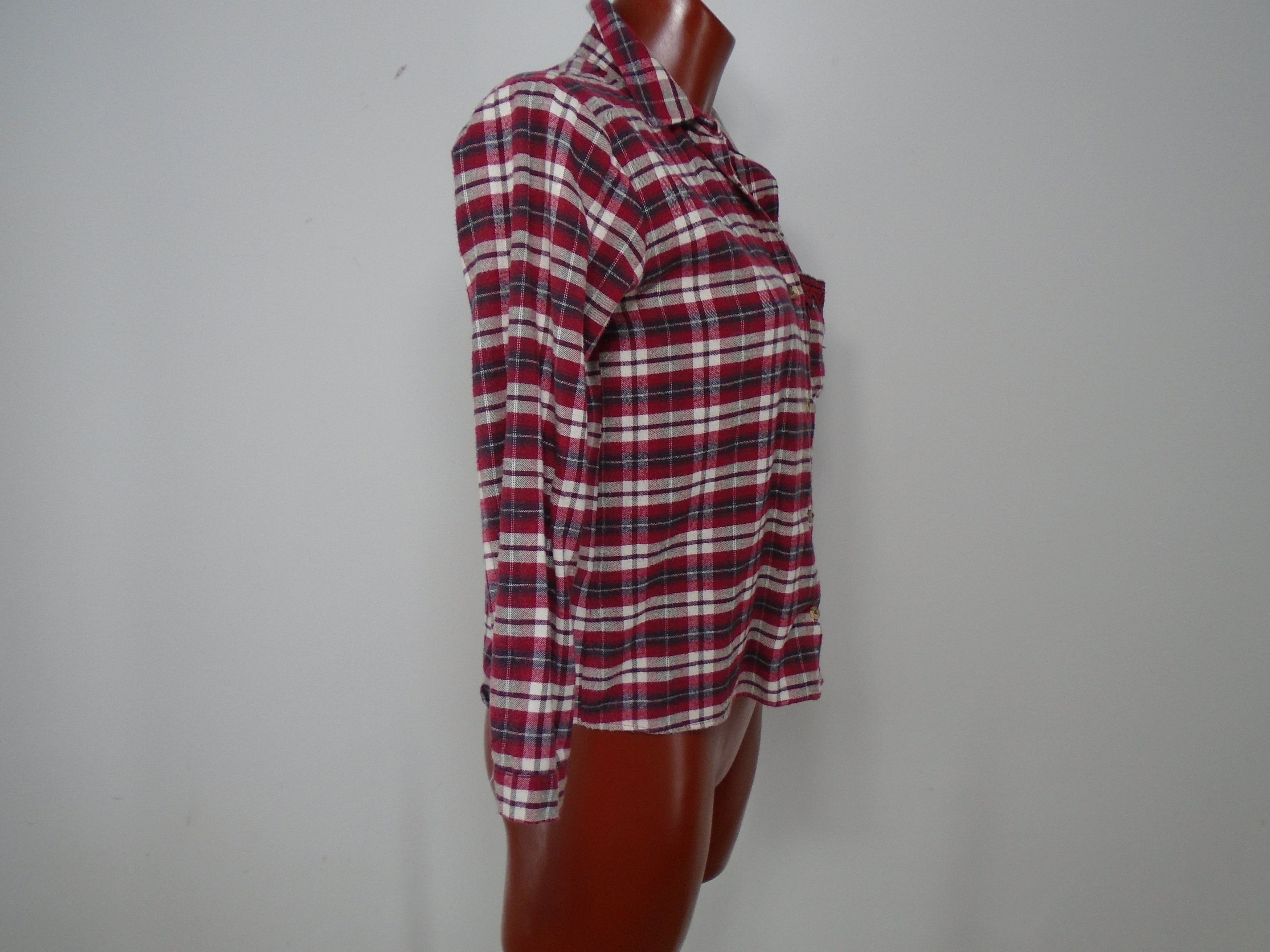 Zara Women's Shirt Zara. Color: Bordeaux. Size: S. Size S / US 4 / IT 40 - 3 Thumbnail