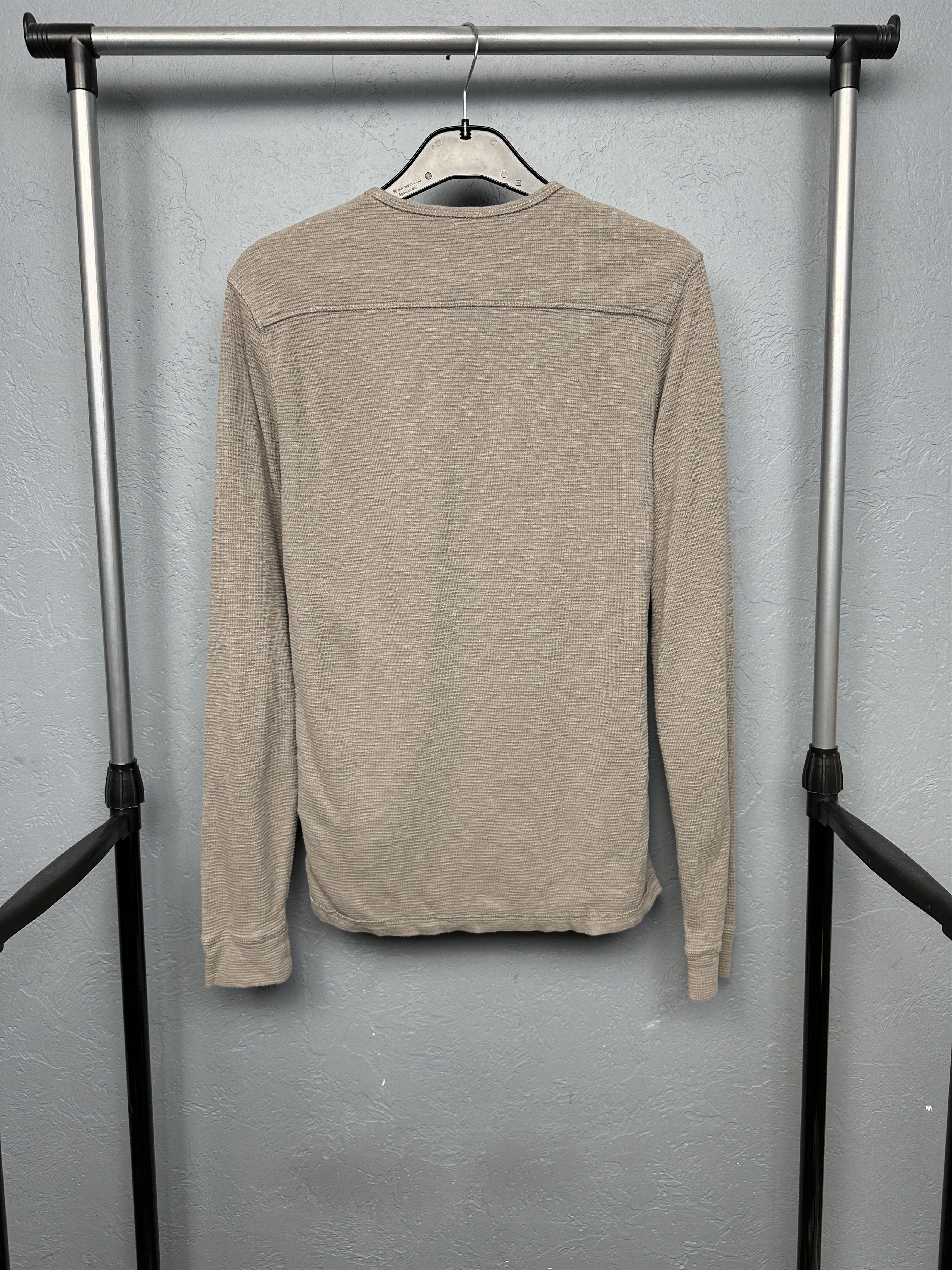 Allsaints Allsaints Mens Clash Henley Long Sleeve T-Shirt Size US XS / EU 42 / 0 - 6 Thumbnail