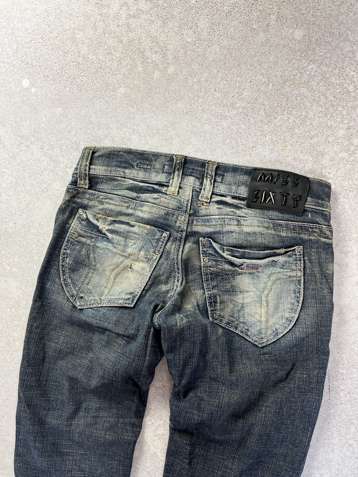 Miss Sixty Miss Sixty ALT “Binky” Denim Jeans Y2K Drip Hype Size 26 Size 26" / US 2 / IT 38 - 6 Thumbnail