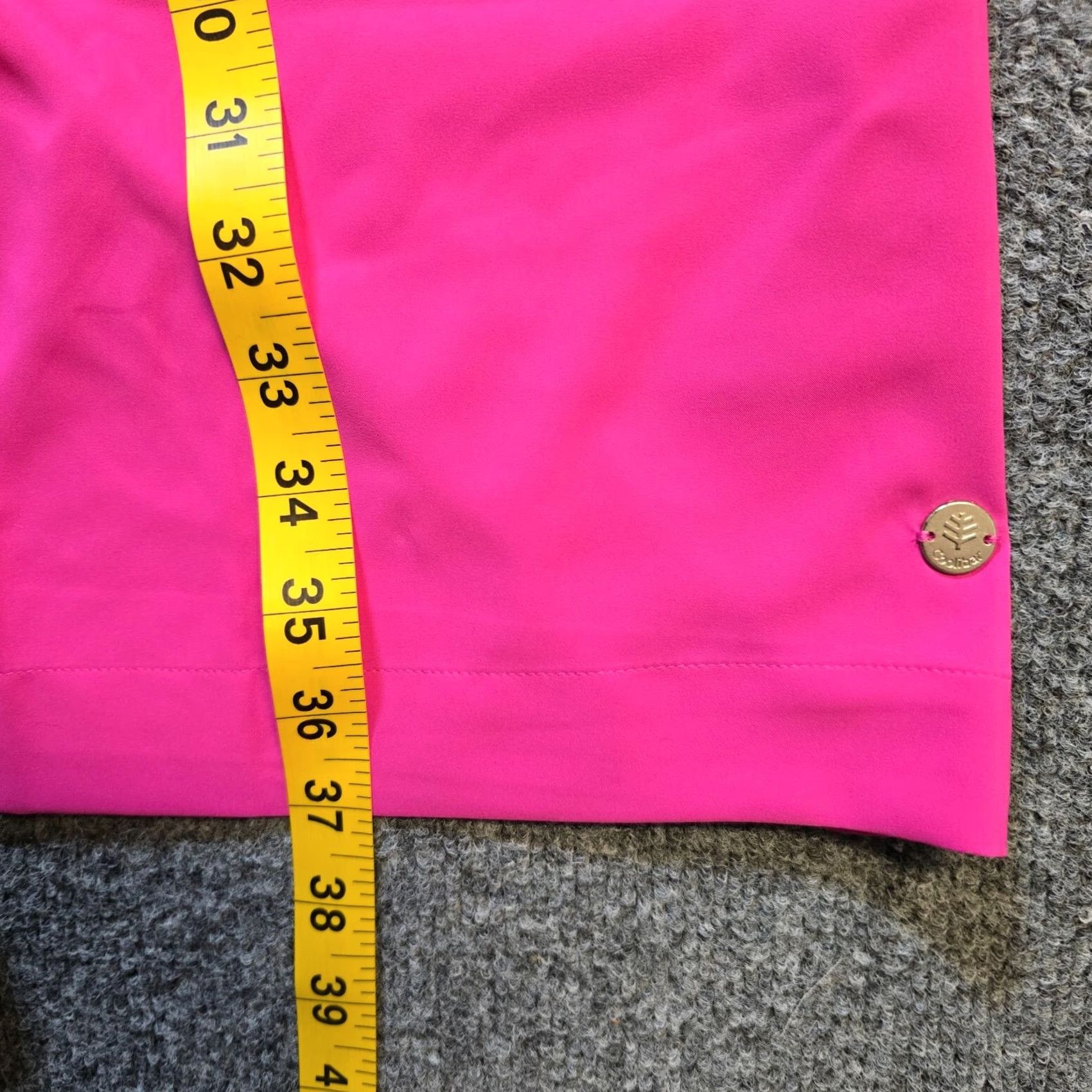Pinko VINTAGE Coolibar Dress Women XL Pink Orange Vizcaya Wrap Stretch UPF Capsule Beachy Size XL / US 12-14 / IT 48-50 - 6 Thumbnail