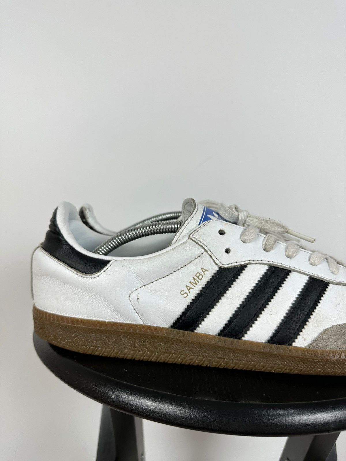 Adidas Vintage Adidas Samba Leather Low Top Sneakers Size US 13 / EU 46 - 15 Thumbnail