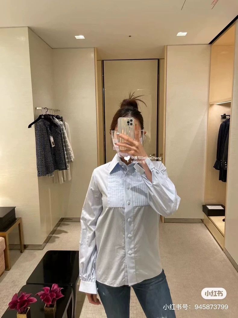 Chanel Chanel Blue shirt Size XXS / US 00 / IT 34 - 9 Thumbnail