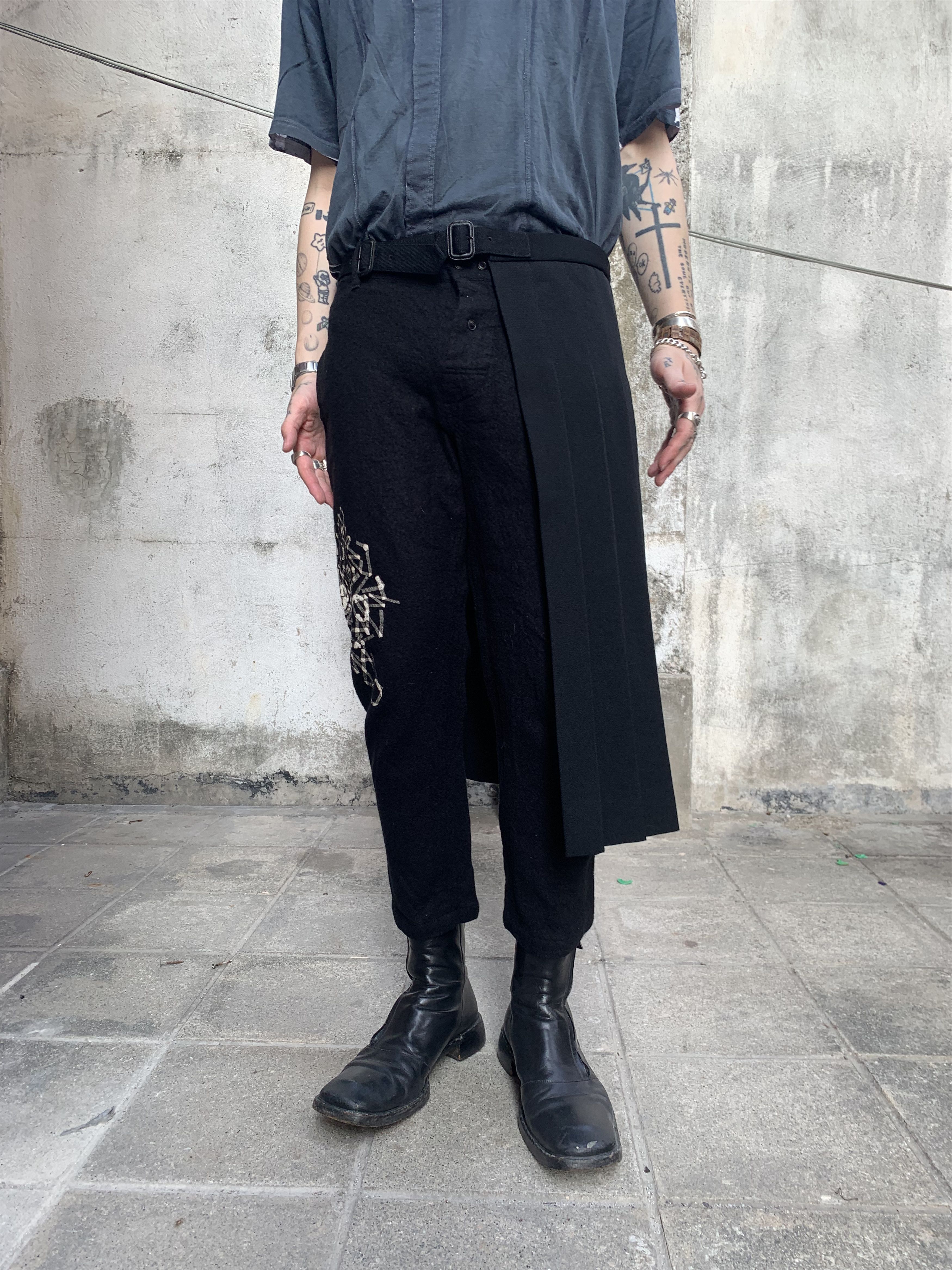 Yohji Yamamoto Yohji Yamamoto Pour Homme SS 2023 Half Kilt Size US 32 / EU 48 - 5 Thumbnail