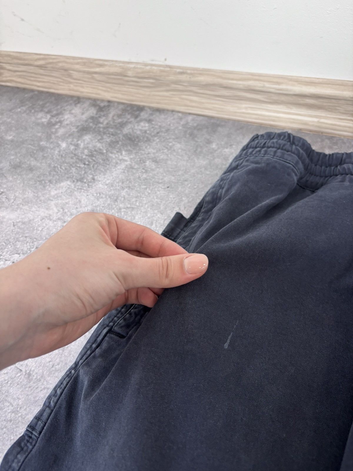 Carhartt Carhartt WIP Lawton Pants Men’s Navy Blue Joggers Tapered Size US 34 / EU 50 - 17 Thumbnail