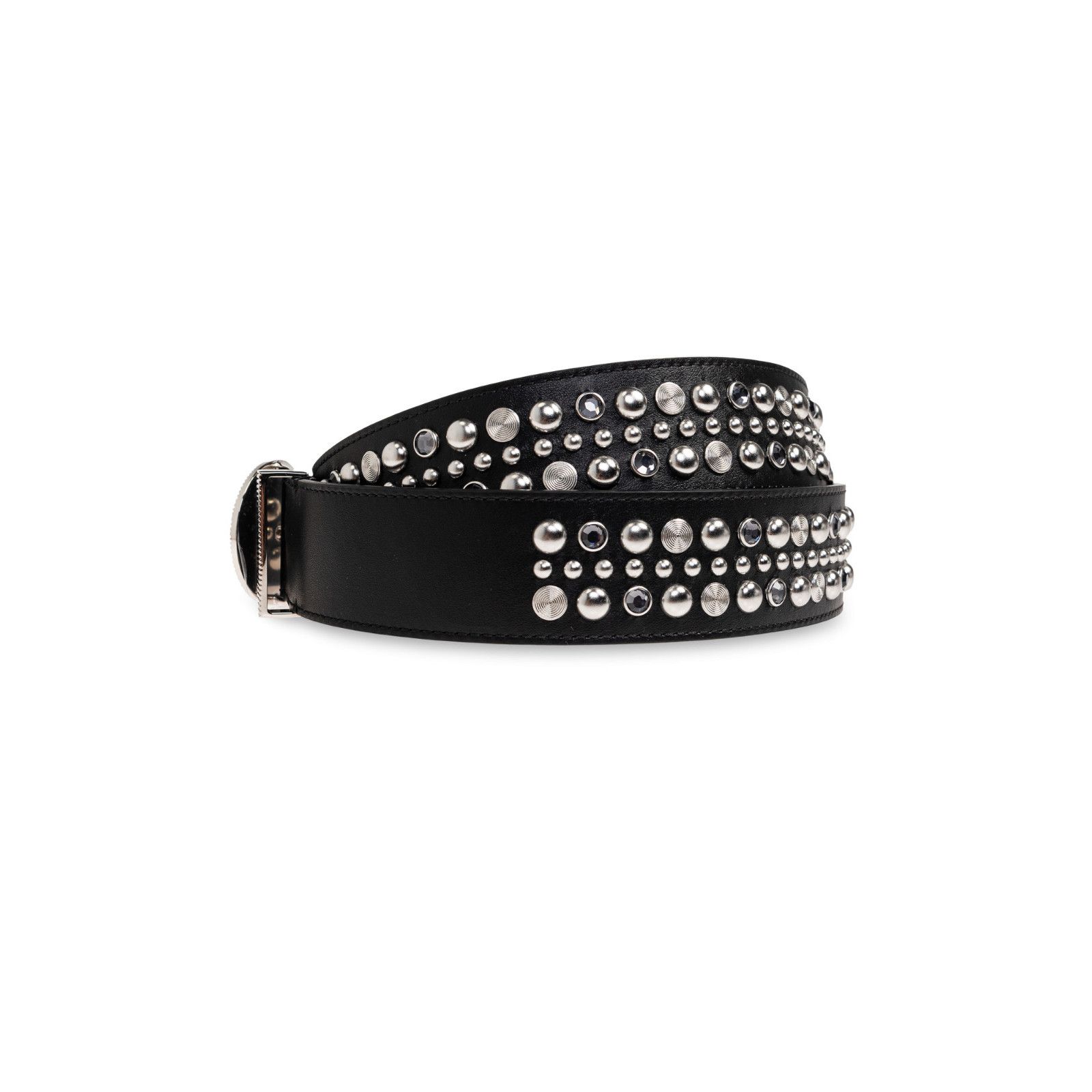 Versace VERSACE Black Leather Belt New & Authentic (Men's size:95;) Size ONE SIZE - 2 Thumbnail