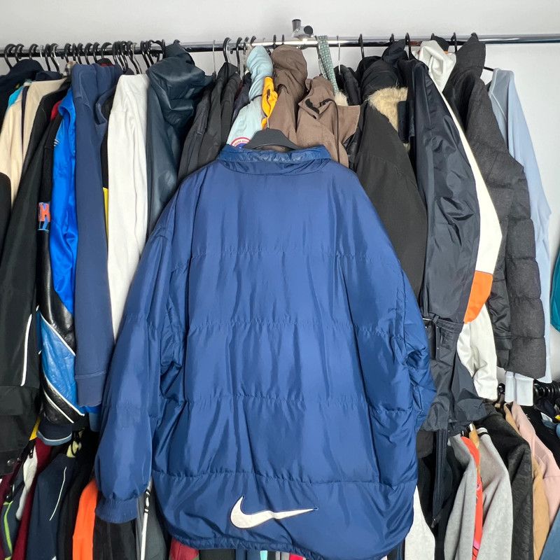 Nike × Vintage winter jacket nike vintage big swoosh L Size US L / EU 52-54 / 3 - 1 Thumbnail