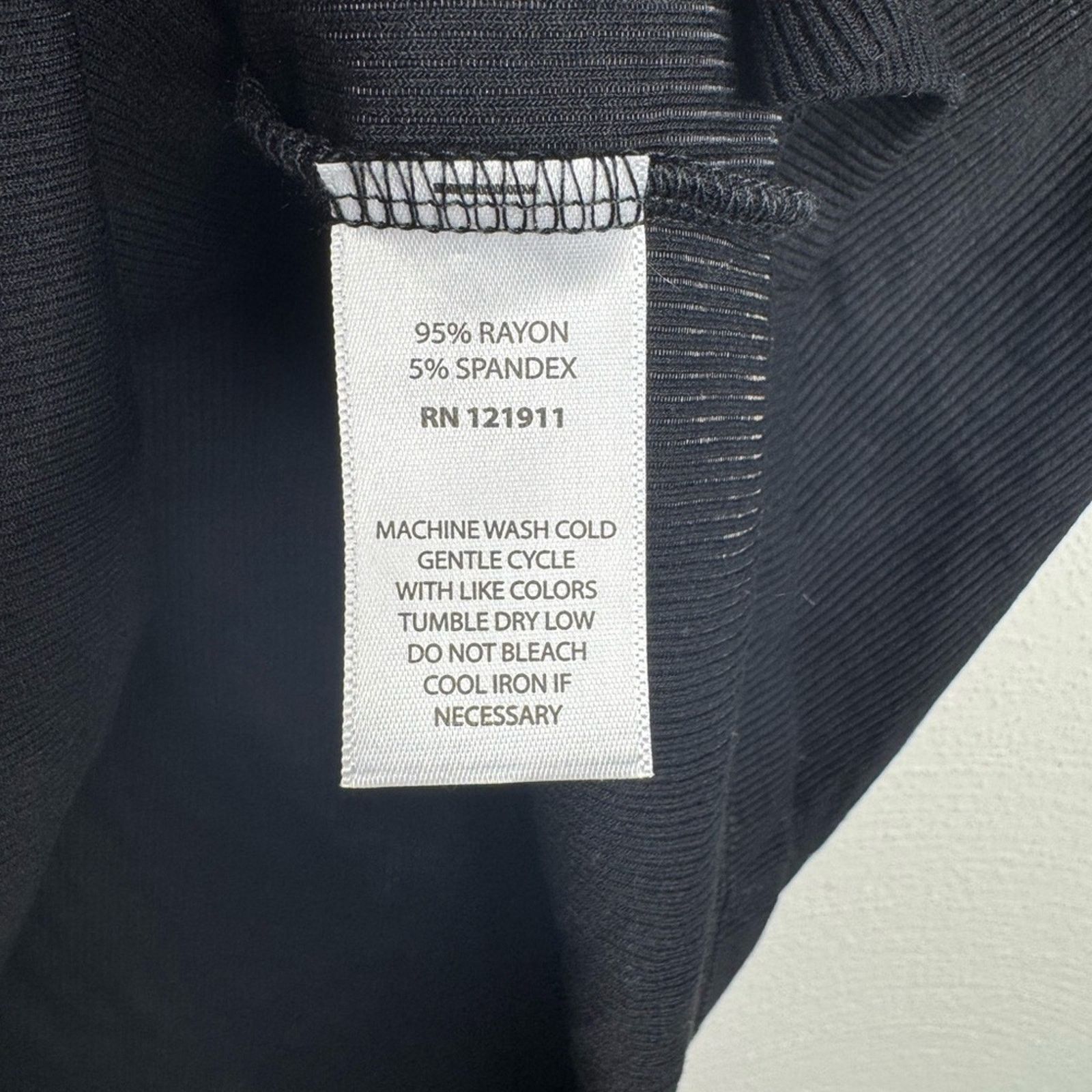 Other Revolve LNA Elder Ribbed Black Cold Shoulder Top Size L / US 10 / IT 46 - 6 Thumbnail