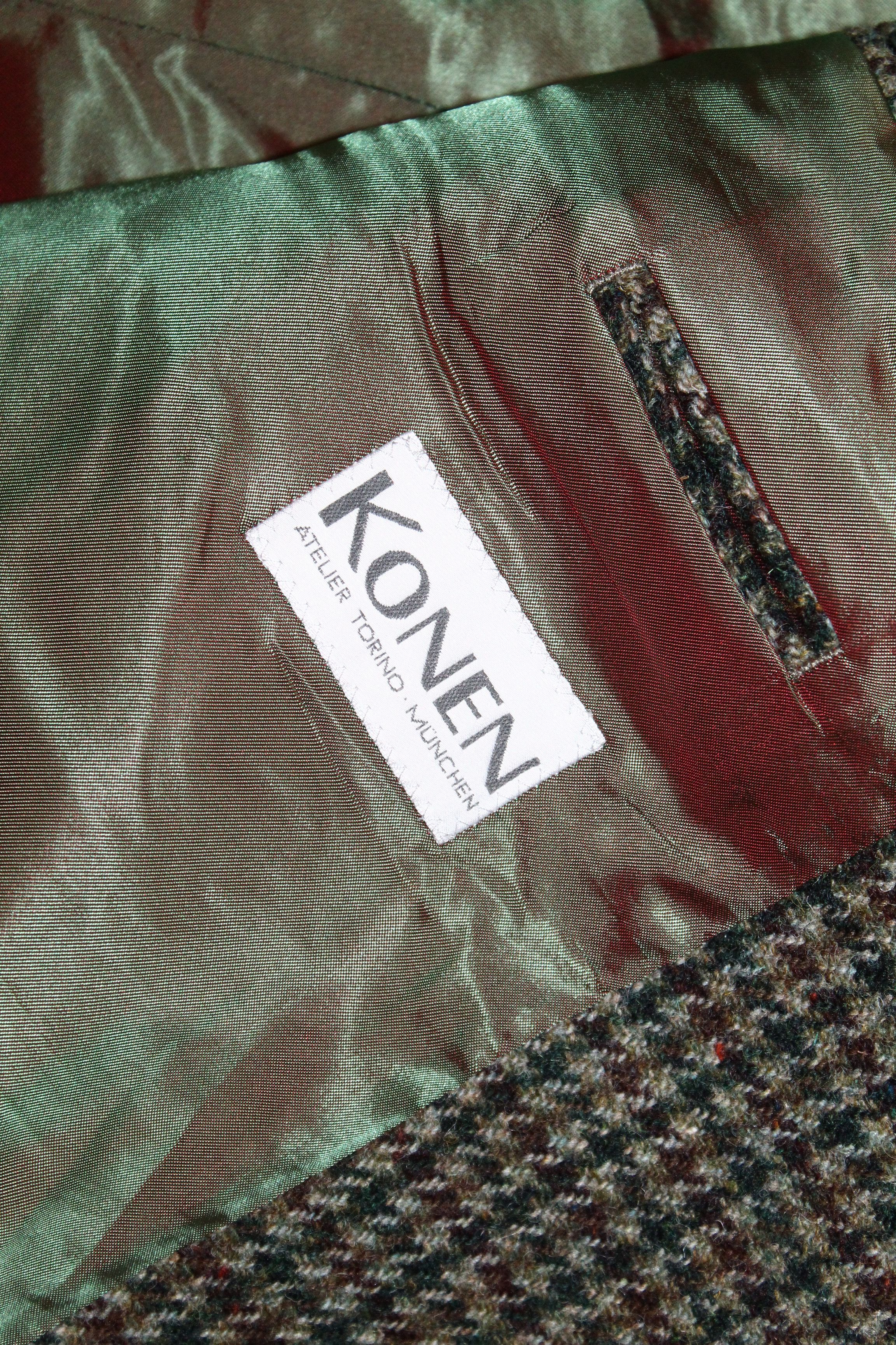 Harris Tweed VTG Harris Tweed x Konen x Teller Austria Handwoven Coat Size US XXL / EU 58 / 5 - 10 Thumbnail