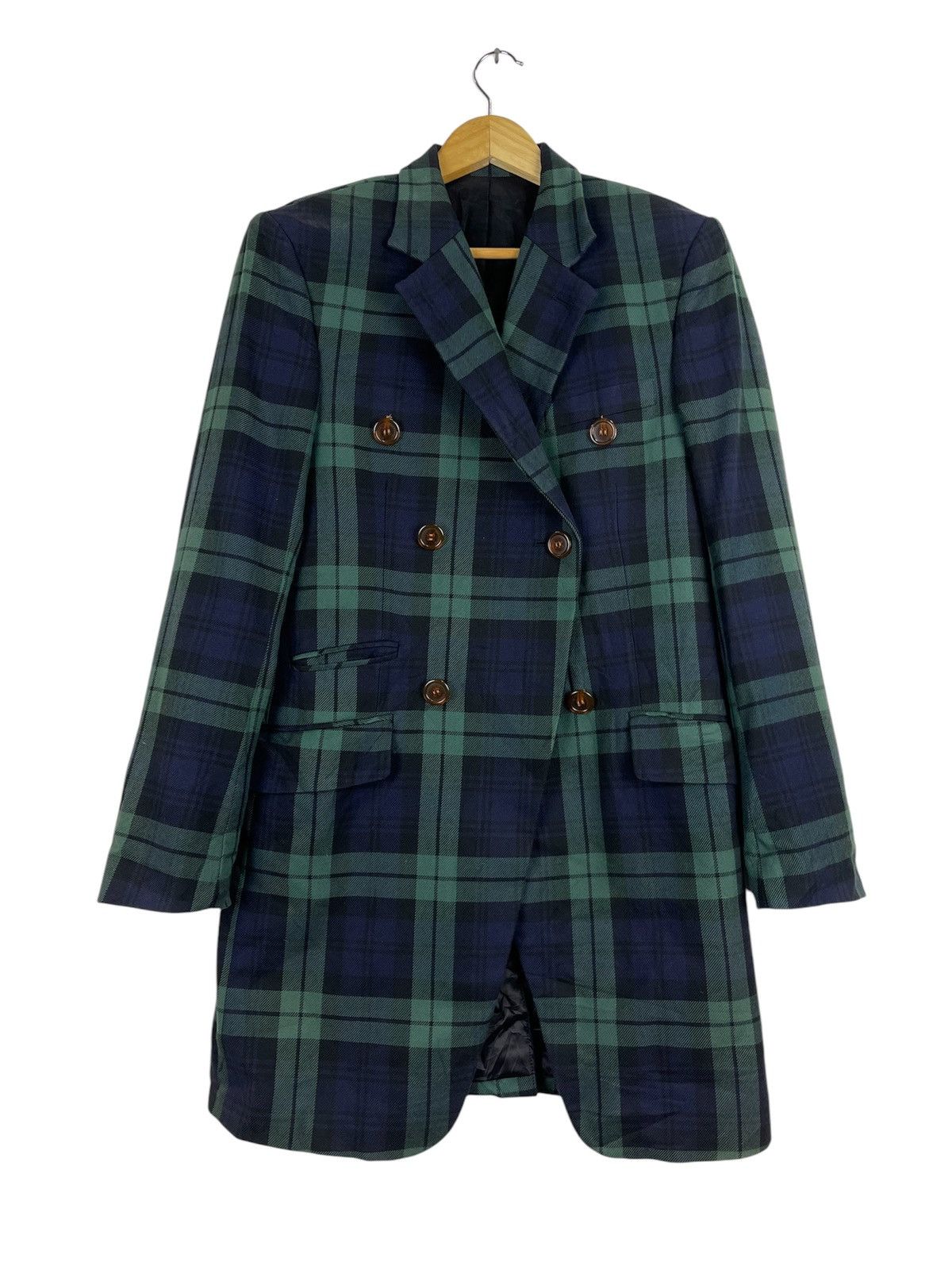 Designer Italian Tartan Jacket made in Italy Size US S / EU 44-46 / 1 - 1 Thumbnail