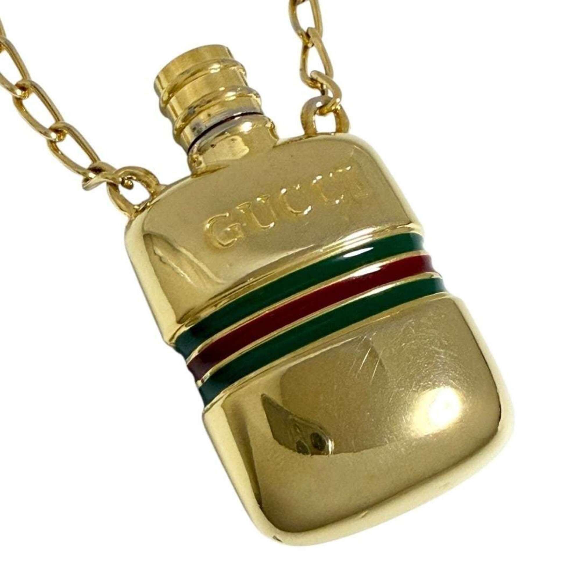 Gucci Gucci unisex pendant necklace, perfume bottle design, vintage. Size ONE SIZE - 1 Thumbnail