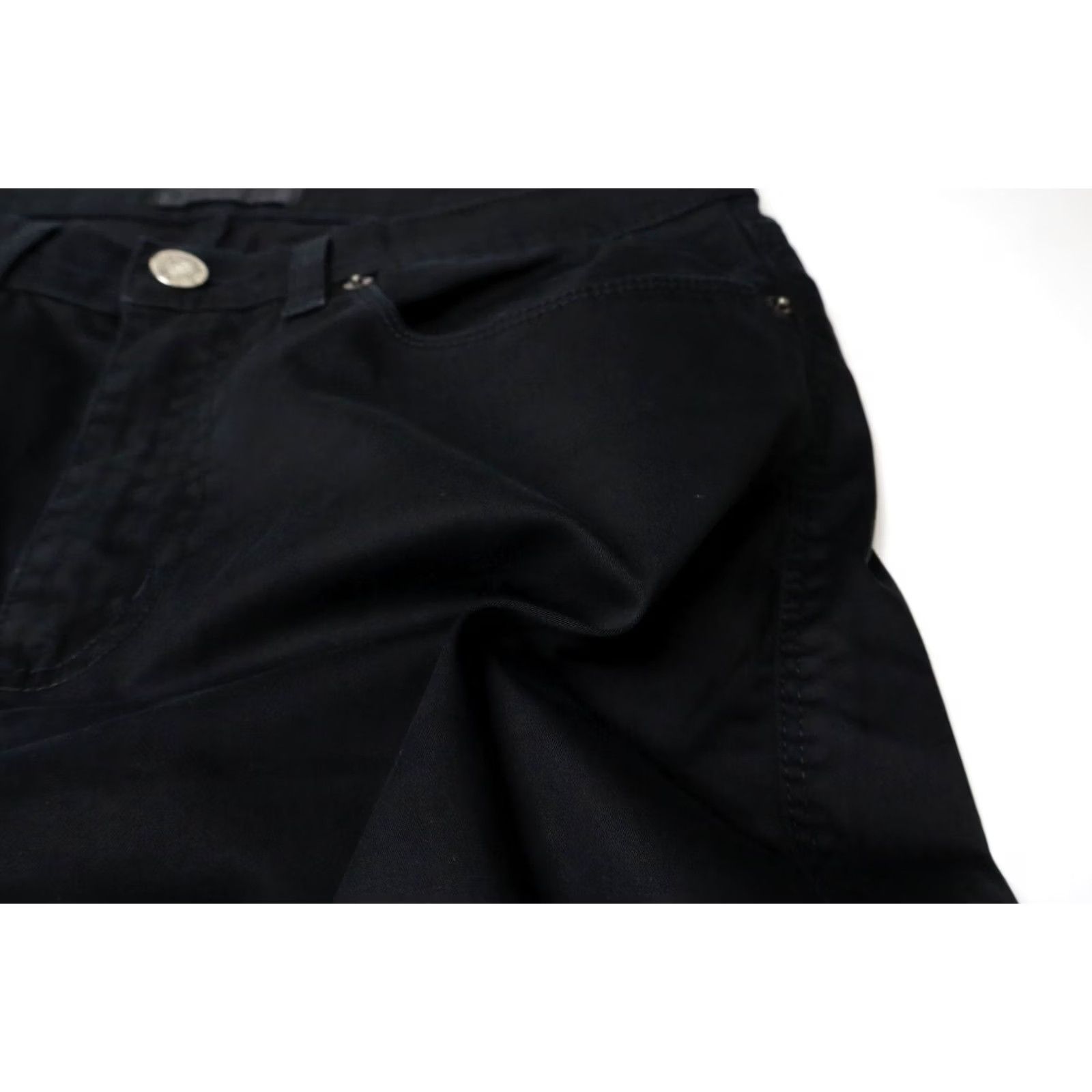 Acne Studios ACNE STUDIOS Max Satin Black Jeans Mens W33/L34 Zip Fly Stretch Slim Fit Size US 33 - 6 Thumbnail