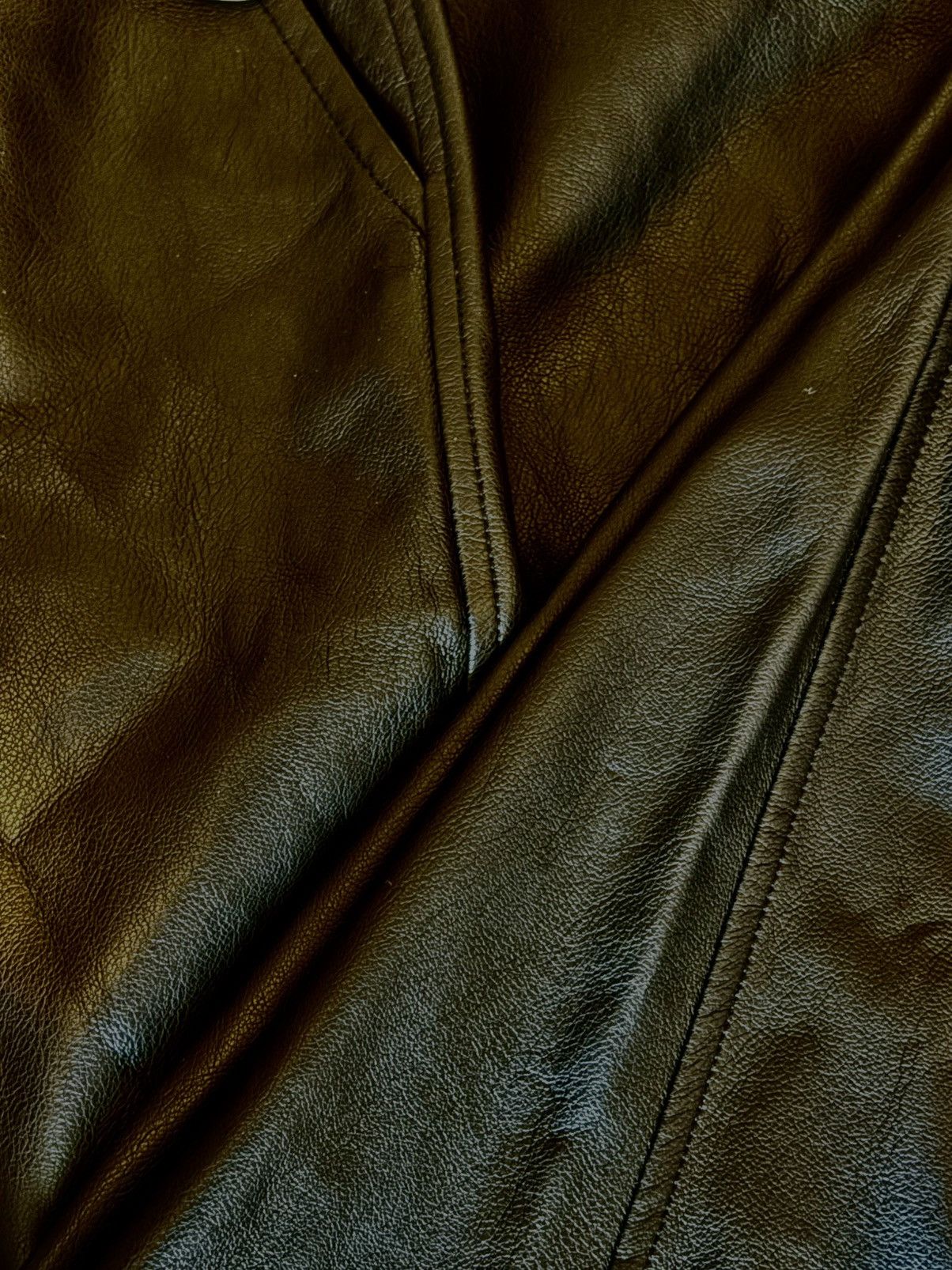 SCOOP Scoop NYC Vegan Leather Joggers New! Size 38" / US 16 / IT 52 - 12 Thumbnail