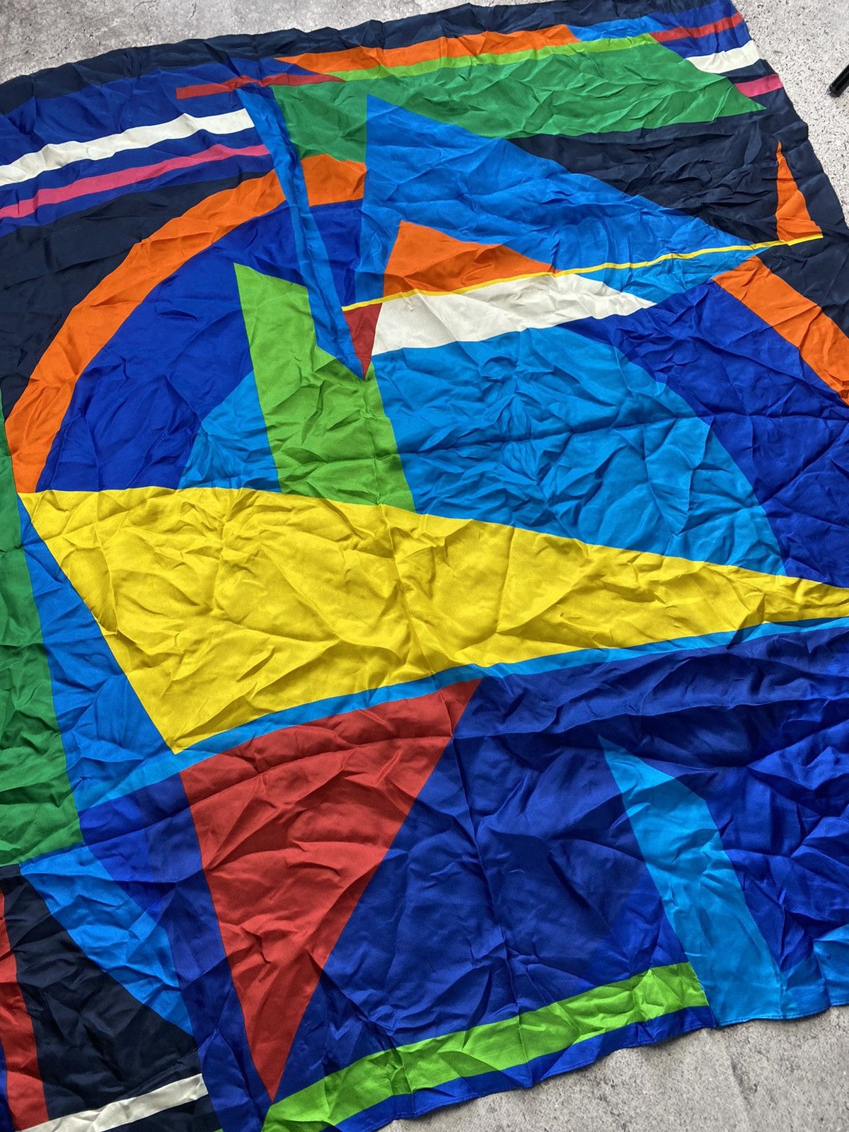 RRL Ralph Lauren Rare RRL Ralph Lauren flag big logo Scarf Black Label Size ONE SIZE - 4 Thumbnail
