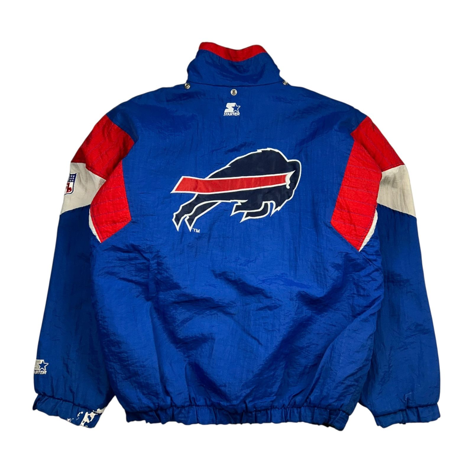 NFL VTG 90s BUFFALO BILLS STARTER PUFFER JACKET PULLOVER SIZE XL Size US L / EU 52-54 / 3 - 1 Thumbnail
