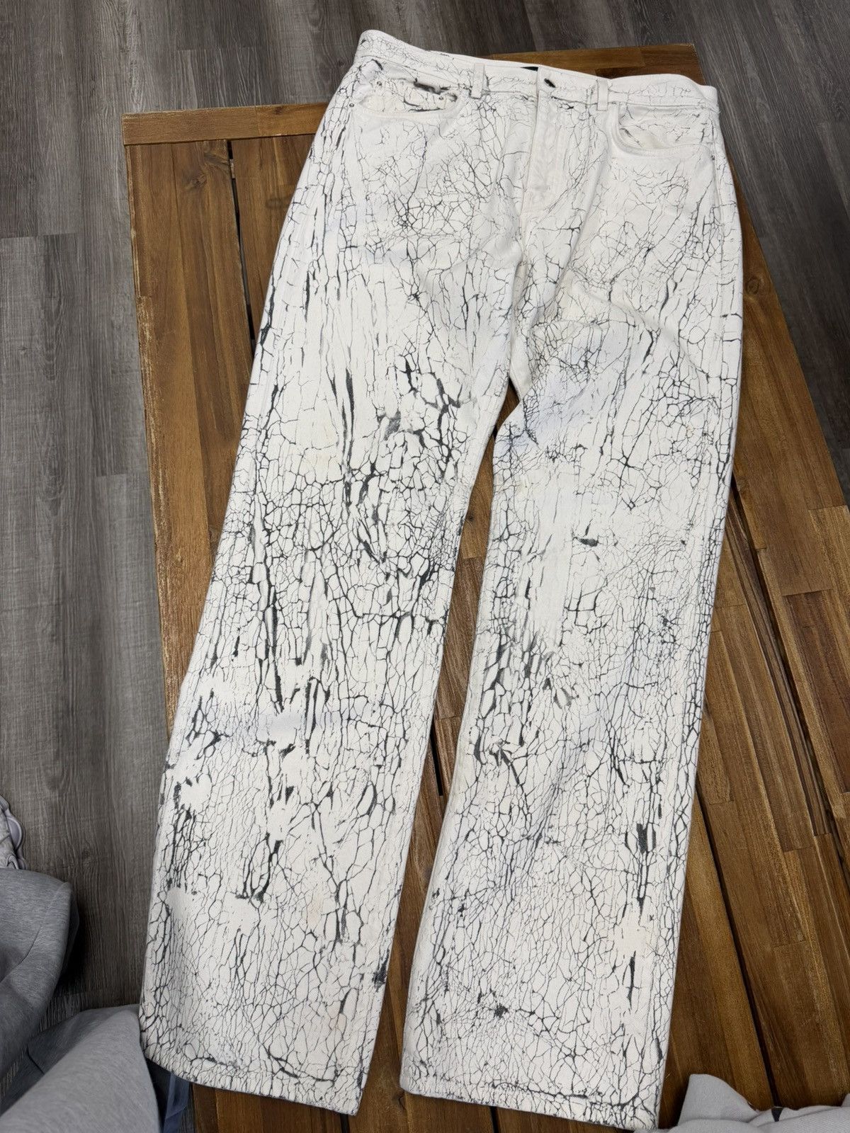 Amiri Amiri jeans size 34 white black Size US 34 / EU 50 - 1 Thumbnail