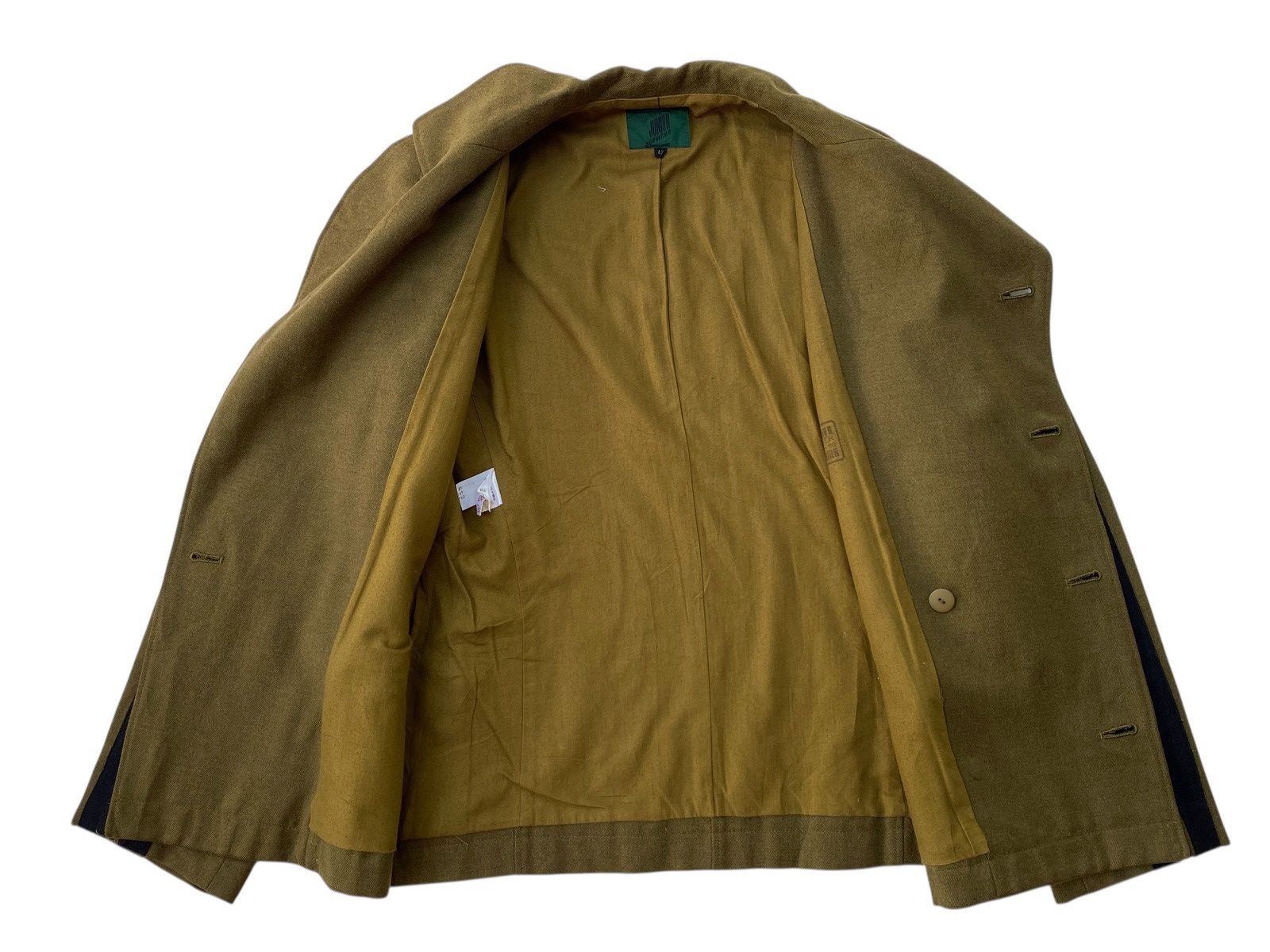 Jean Paul Gaultier Jean Paul Gaultier Archive FW89 Military Pea Coat Striped Size US M / EU 48-50 / 2 - 4 Thumbnail