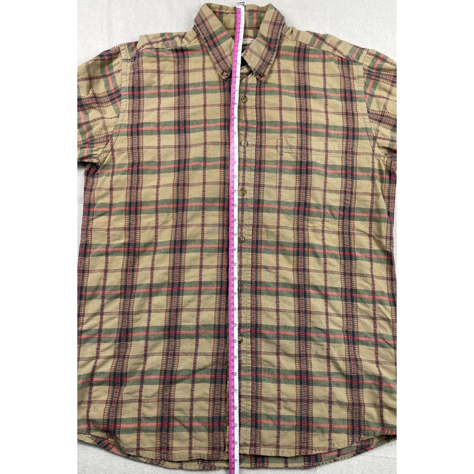 Vintage VINTAGE L.L. Bean Button-Up Shirt Mens L Gray Plaid Western Design 90s USA Size US L / EU 52-54 / 3 - 7 Thumbnail