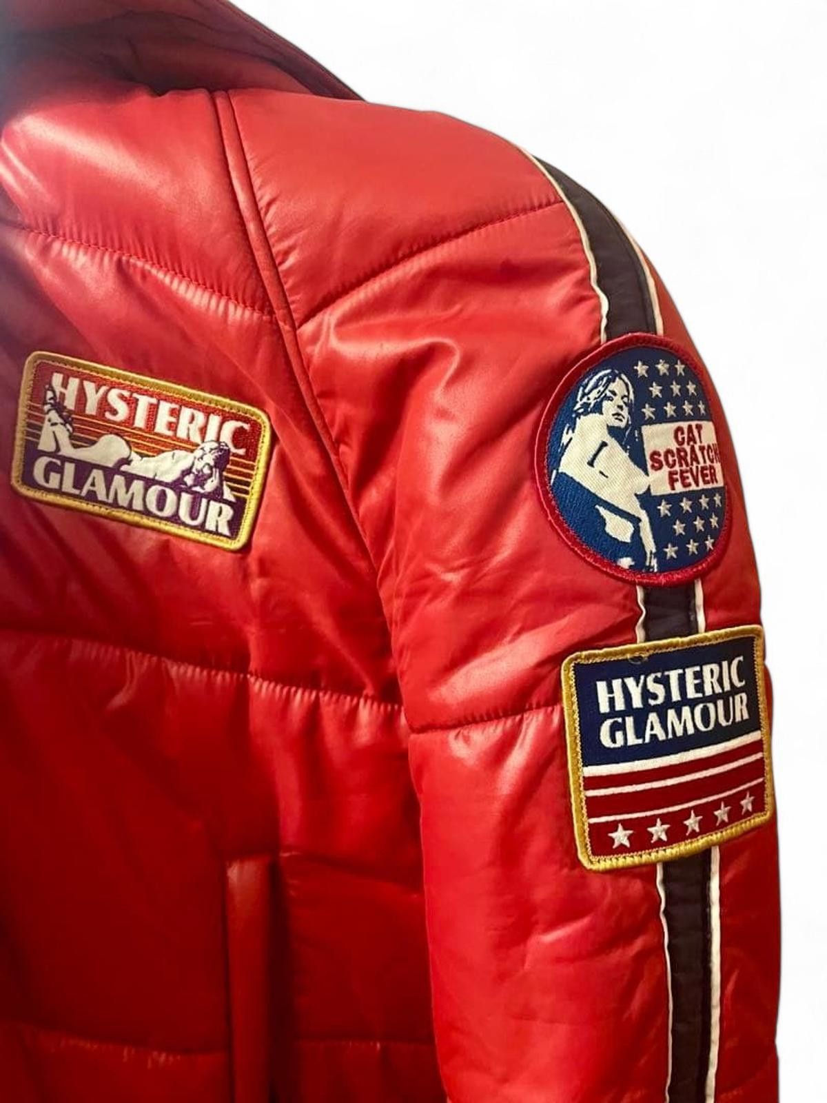 Hysteric Glamour HYSTERIC GLAMOUR - Red Quilted Hooded Jacket Size S / US 4 / IT 40 - 4 Thumbnail