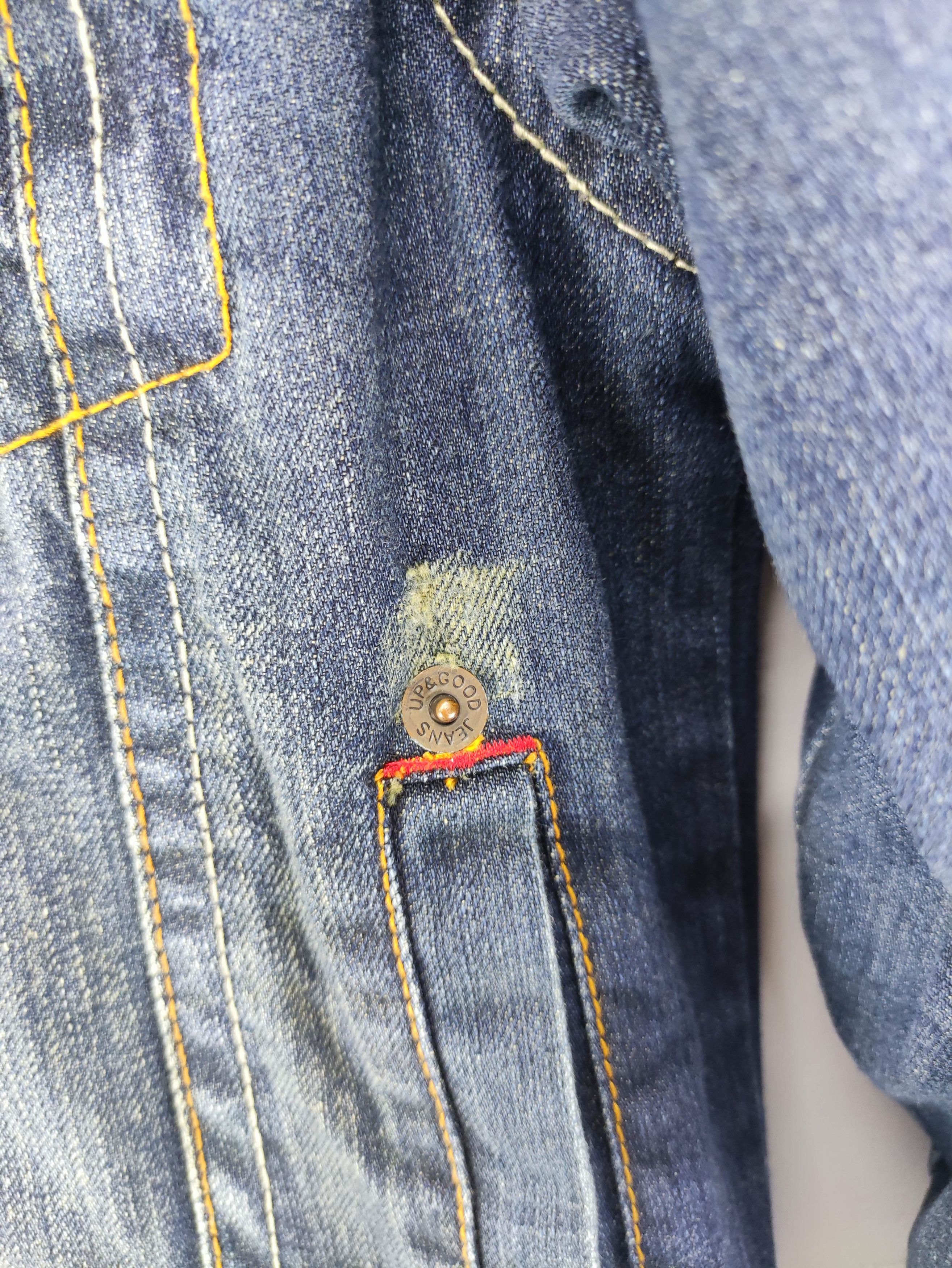 Japanese Brand Vintage Denim Jacket Distress Lining Fleece Size US M / EU 48-50 / 2 - 6 Thumbnail