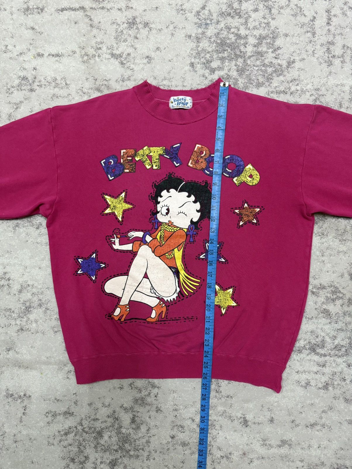 Cartoon Network Vintage Bettp Boop Fleischer Studios Distressed Sweatshirt Size US L / EU 52-54 / 3 - 16 Thumbnail