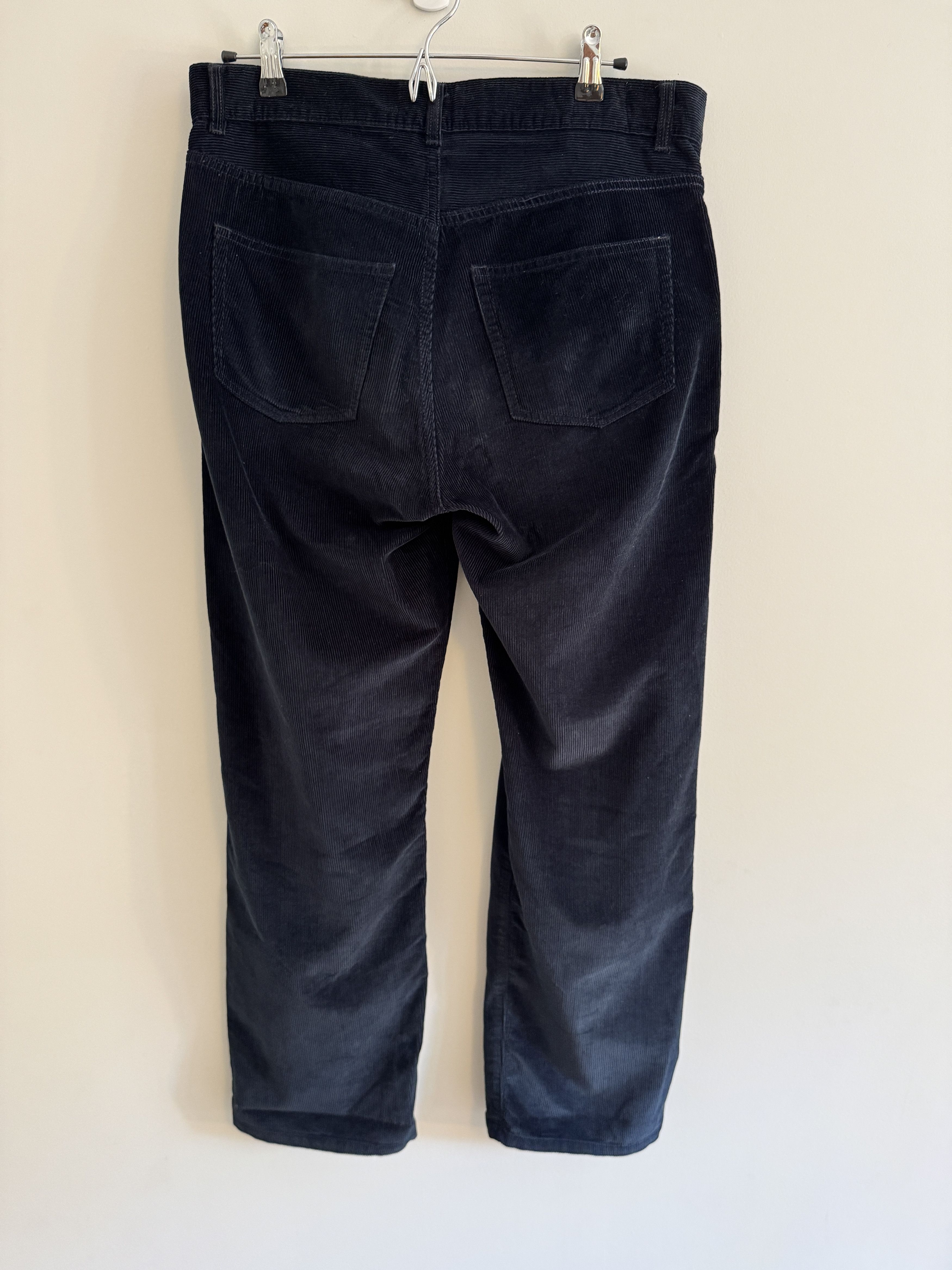 Goods Easy Fit Corduroy Pants Navy Size US 32 / EU 48 - 3 Thumbnail