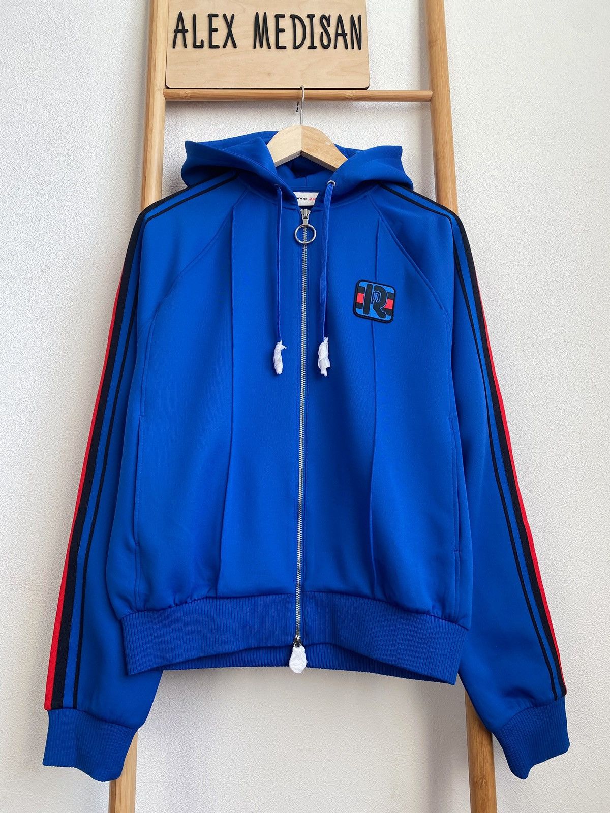 H&M × Paco Rabanne New Rabanne x H&M Unisex Blue Full Zip Hooded Tracksuit Size M / US 6-8 / IT 42-44 - 1 Thumbnail