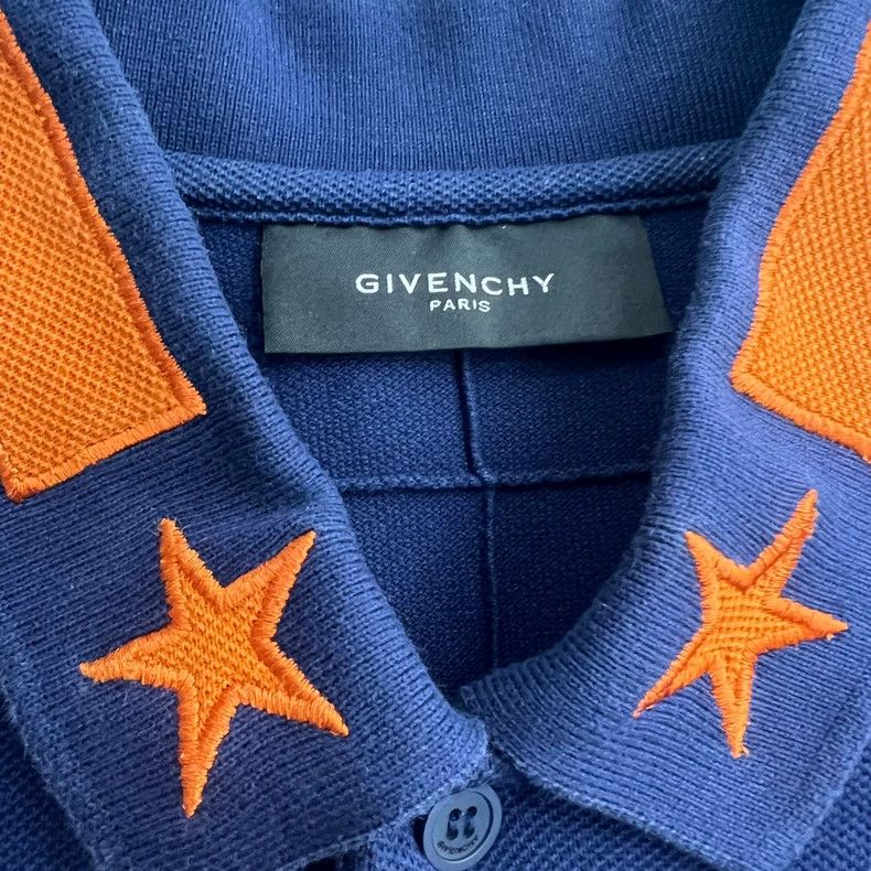 Givenchy Givenchy Five Star Embroidered Short Sleeve Polo Shirt Size US S / EU 44-46 / 1 - 3 Thumbnail