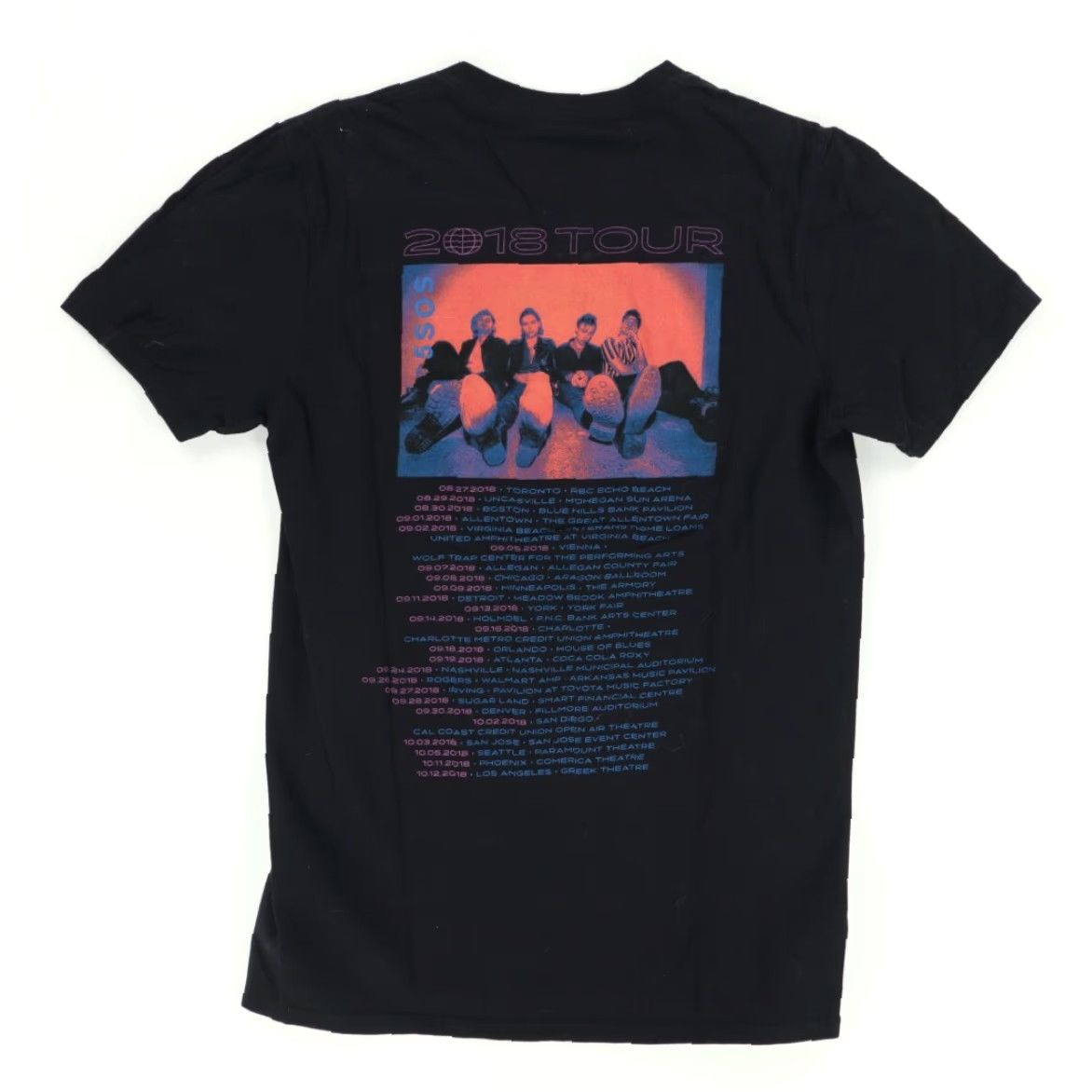 Vintage Youngblood 2018 Tour Solid T-Shirt Black Men's S Shirt Size US S / EU 44-46 / 1 - 4 Thumbnail