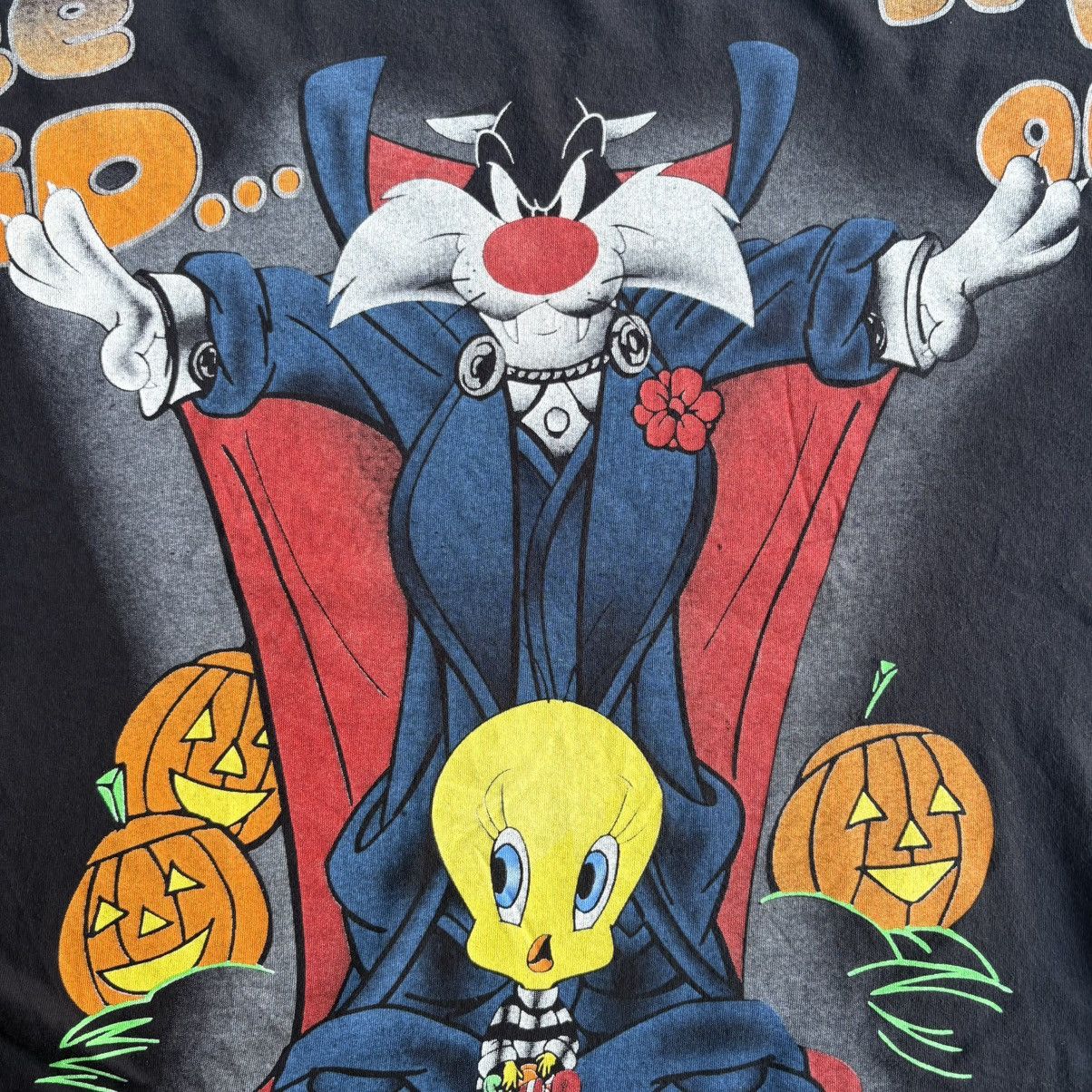 Warner Bros Vintage Cartoon Shirt Looney Tunes AOP by Freeze 1998 Size US XL / EU 56 / 4 - 5 Thumbnail