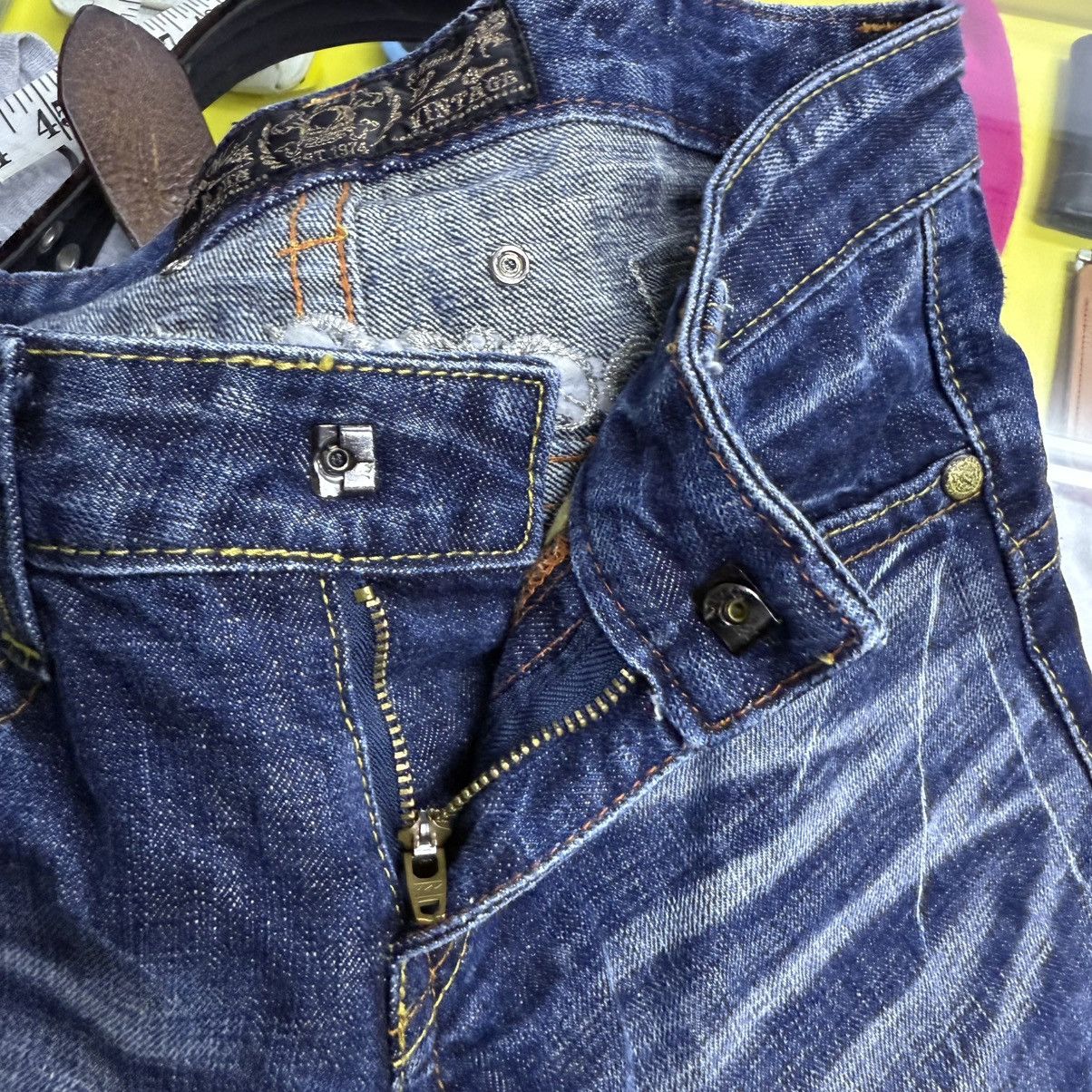 Beauty Beast 🔥Flared🔥 Japanese Riobera Rhine Stone Jeans🔥 Size US 26 / EU 42 - 14 Thumbnail