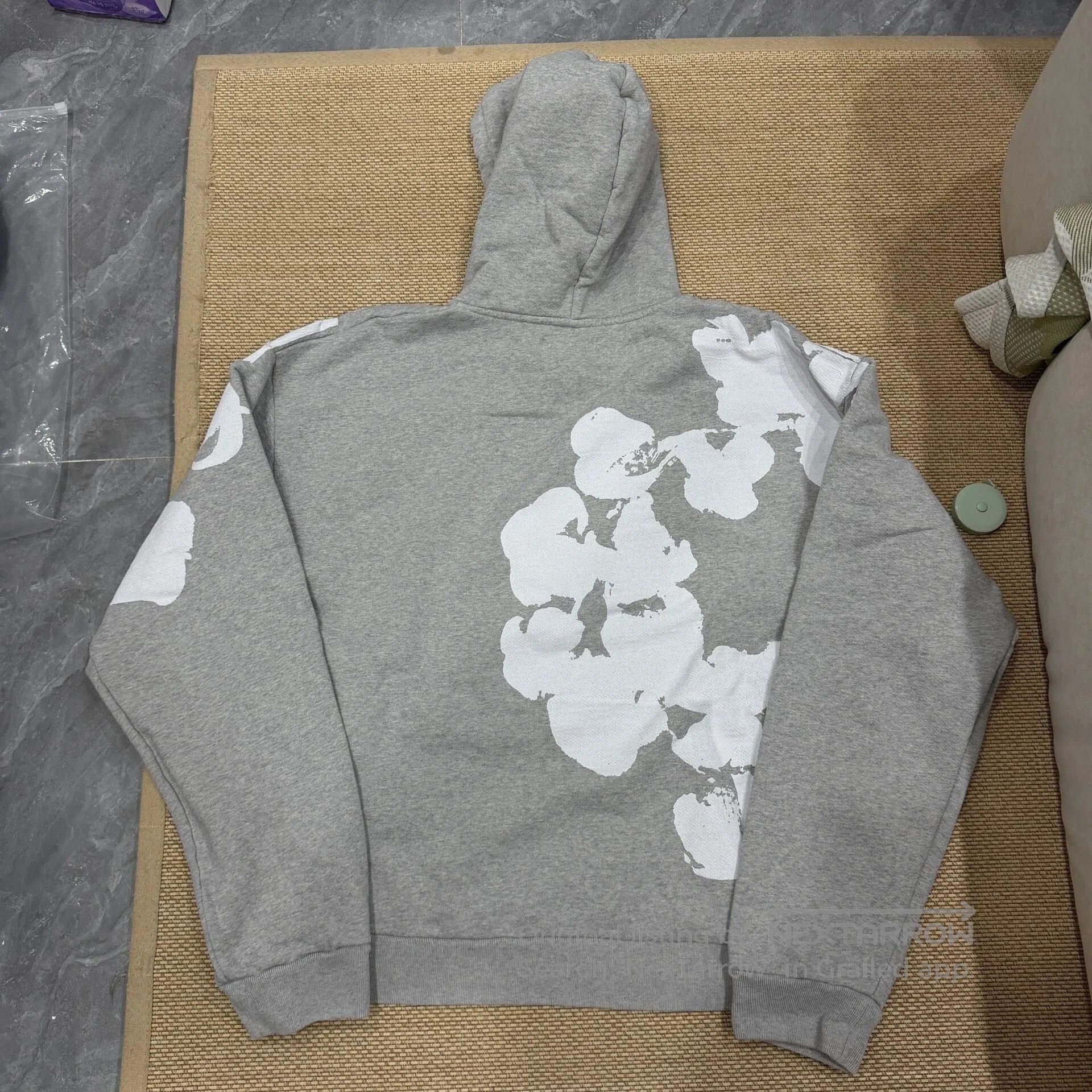 DENIM TEARS Denim Tears Biggie Cotton Fleece Hoodie. Size US XXL / EU 58 / 5 - 2 Thumbnail