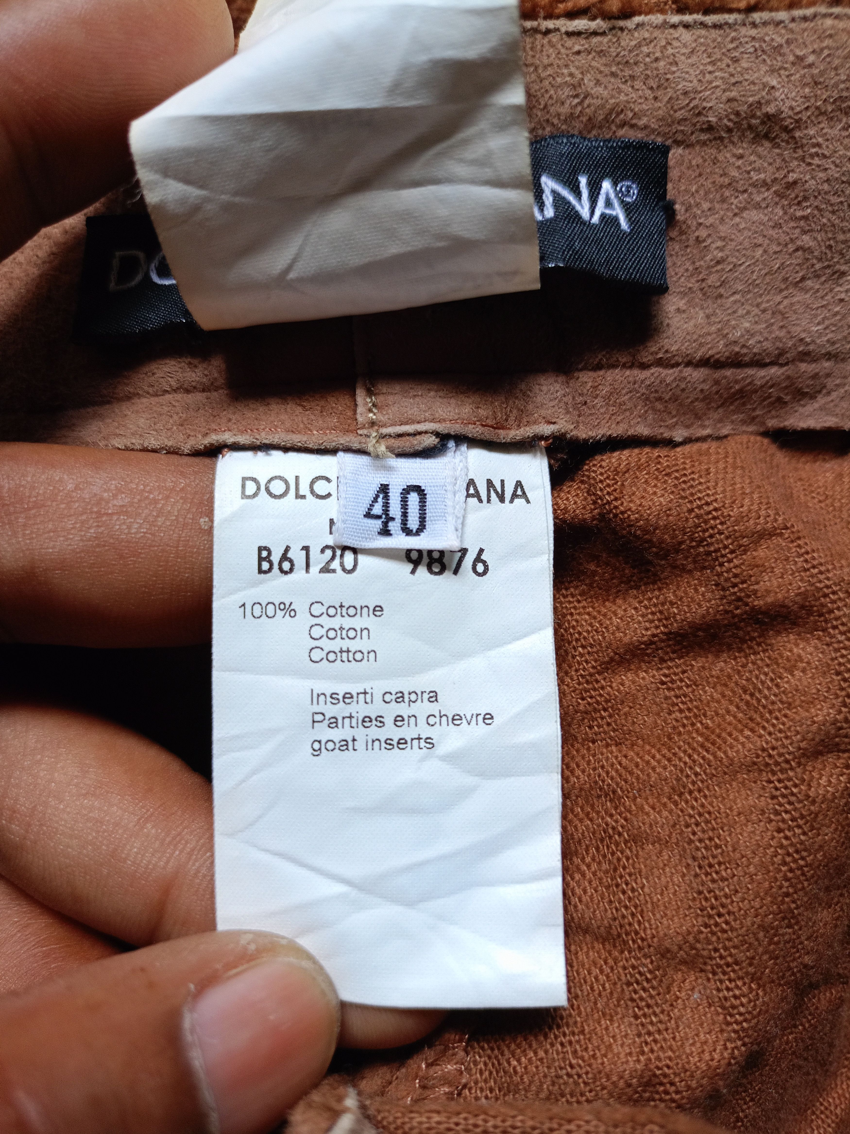 Dolce & Gabbana Dolce Gabbana Low-Rise Velvet Corduroy Pants Size 30" / US 8 / IT 44 - 8 Thumbnail