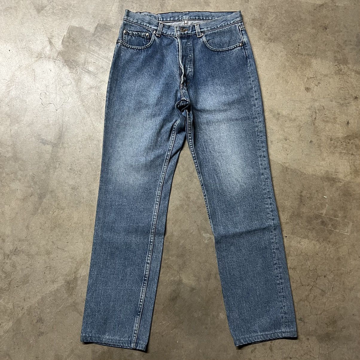 Polo Ralph Lauren × Vintage Vintage 90’s Polo Ralph Lauren 🇺🇸 Straight-Fit Denim Jeans Size US 32 / EU 48 - 4 Thumbnail