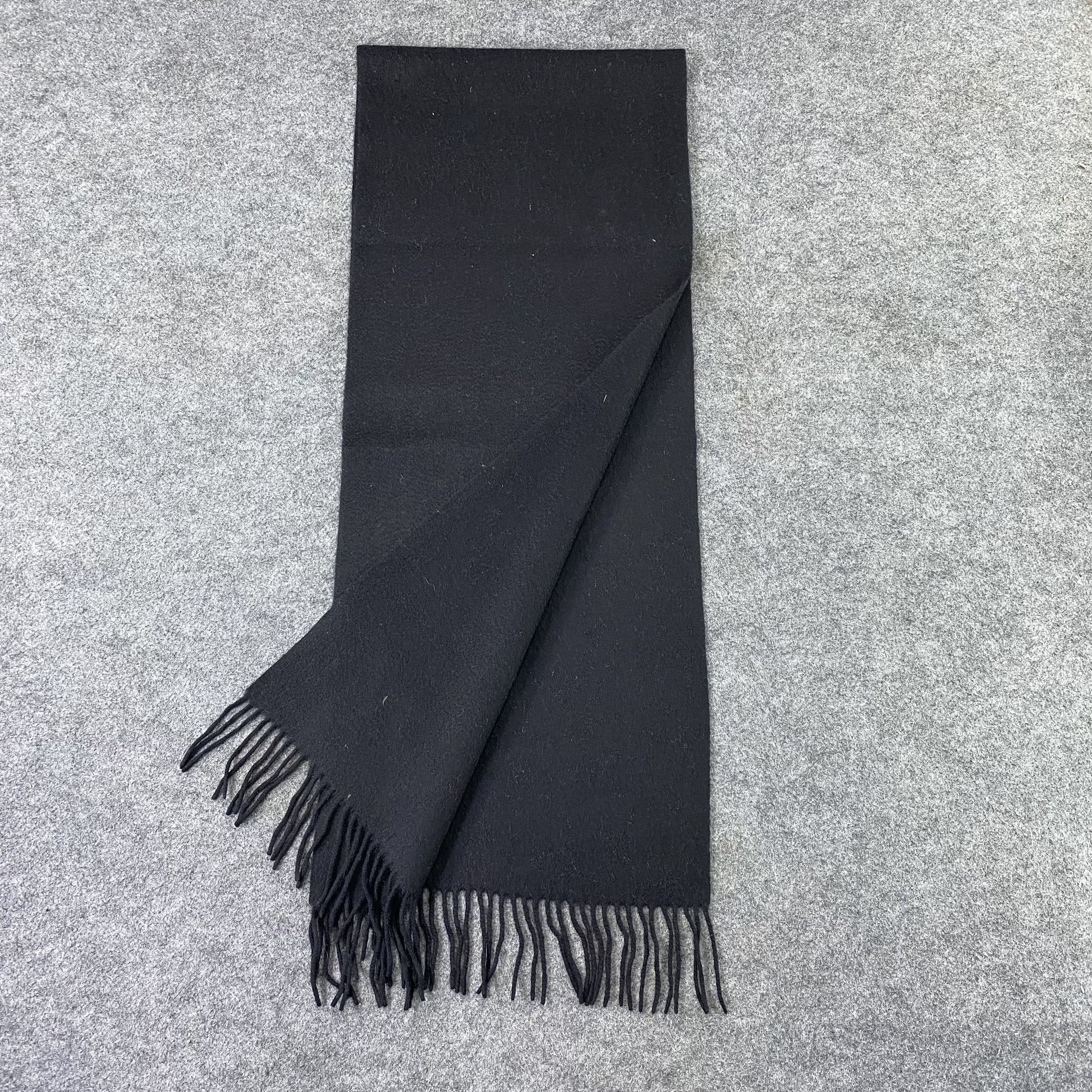 Lanvin Lanvin Black Scarf / Muffler / Neckwear T1162 Size ONE SIZE - 3 Thumbnail