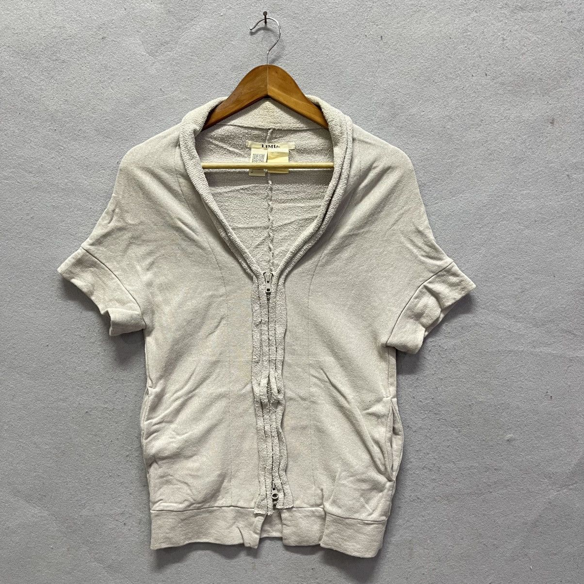 Limi Feu LIMI feu Short Sleeve Zip Cardigan – Made in Japan Size S / US 4 / IT 40 - 1 Thumbnail