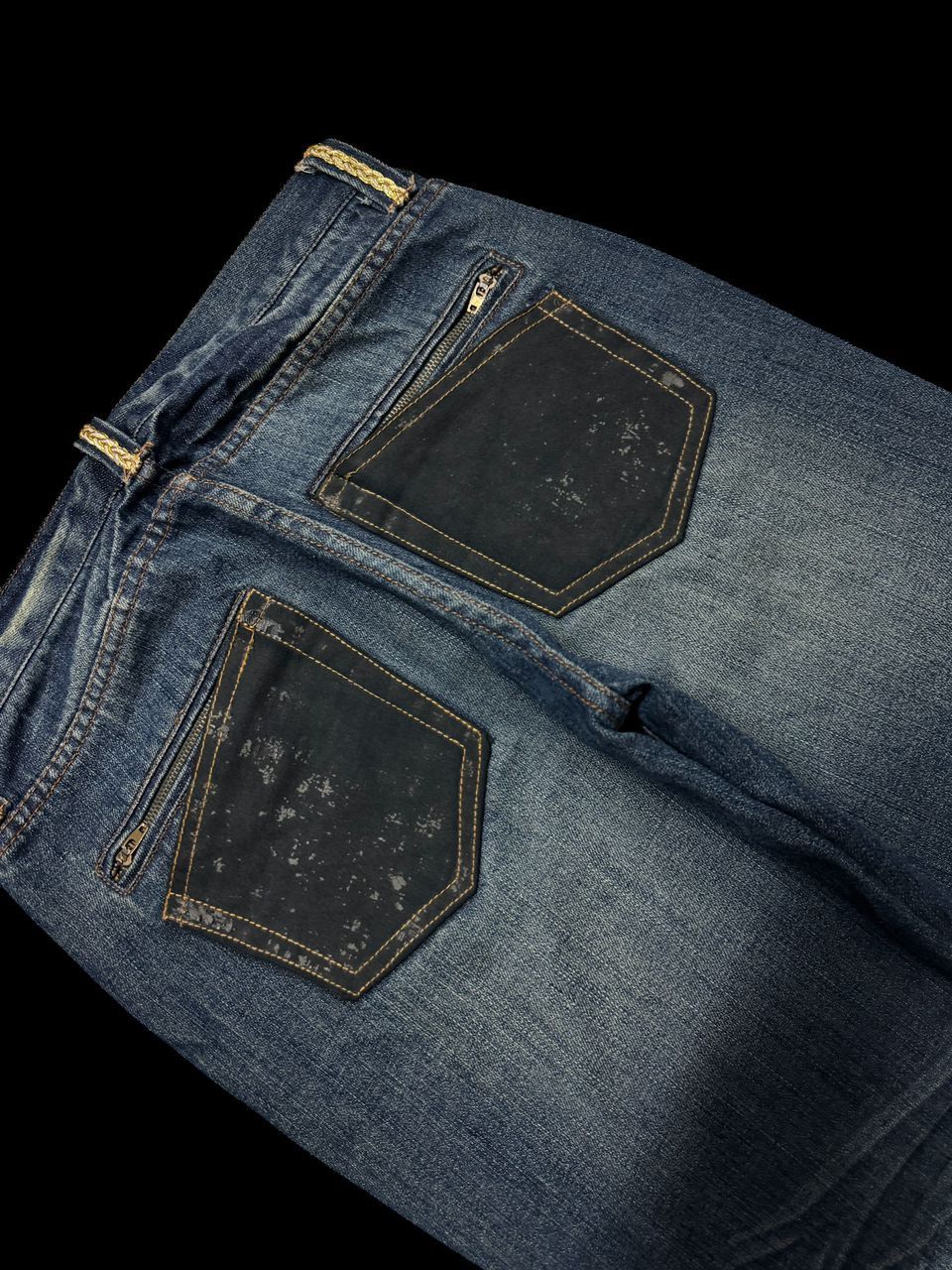 Vintage BAGGY FLARE 90s Style Japanese Ware Rusty Mudwash Clawmark Size US 30 / EU 46 - 14 Thumbnail