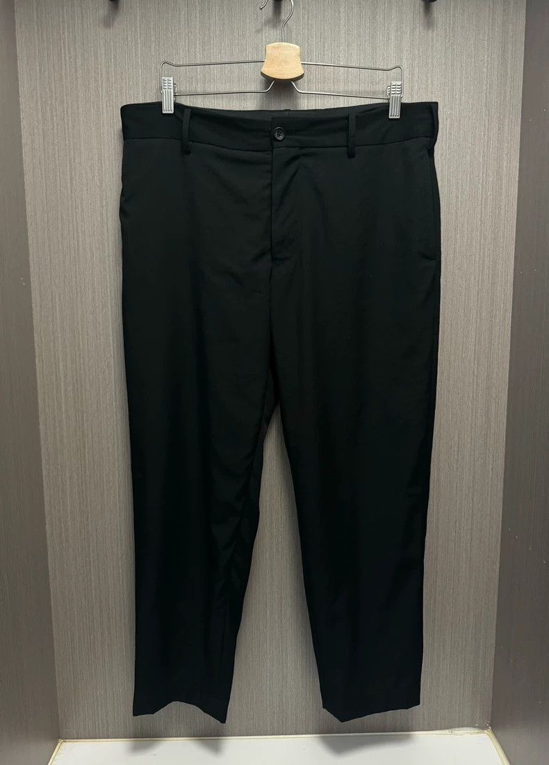 Yohji Yamamoto Yohji Yamamoto size 2 11aw cropped pleated wool tapered pa Size US 28 / EU 44 - 1 Thumbnail