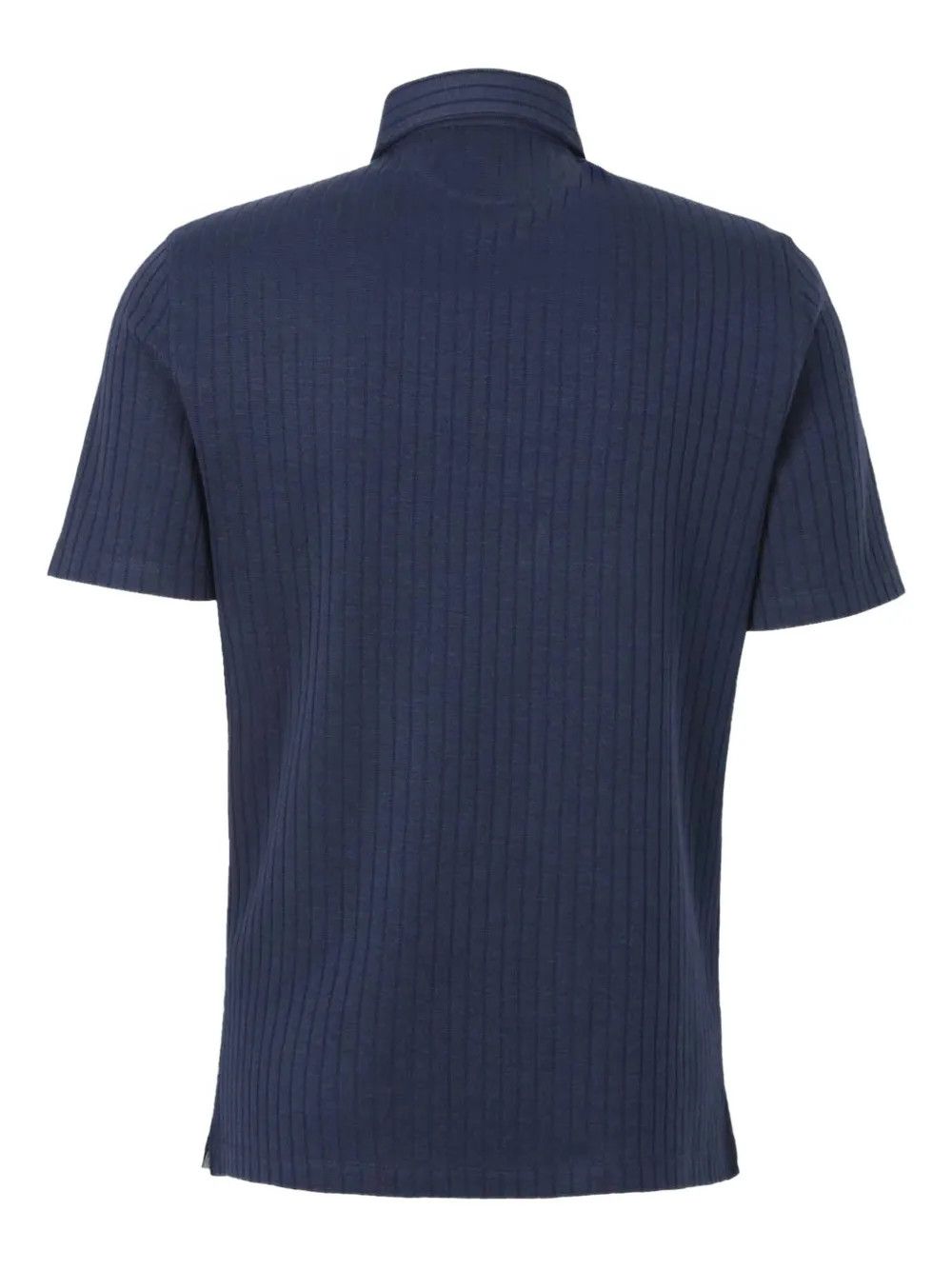 Brunello Cucinelli o1y0526 Polo Shirt in Navy Blue Size US M / EU 48-50 / 2 - 2 Thumbnail